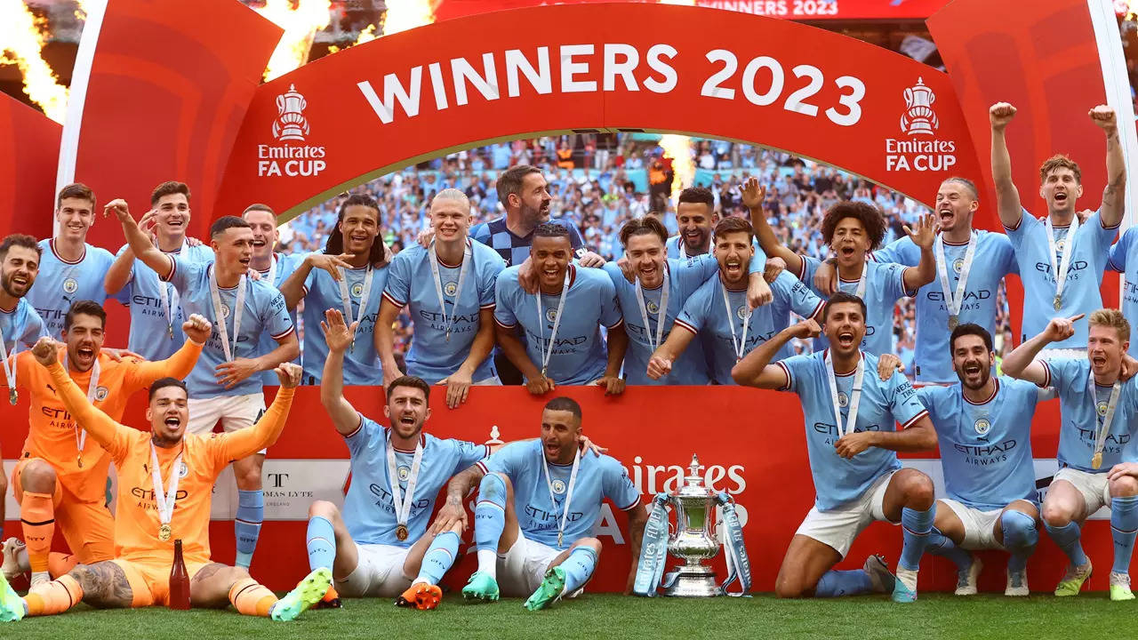 1280x720 Manchester City beat Manchester United to win FA Cup, close in on historic treble. Football News of India, Desktop