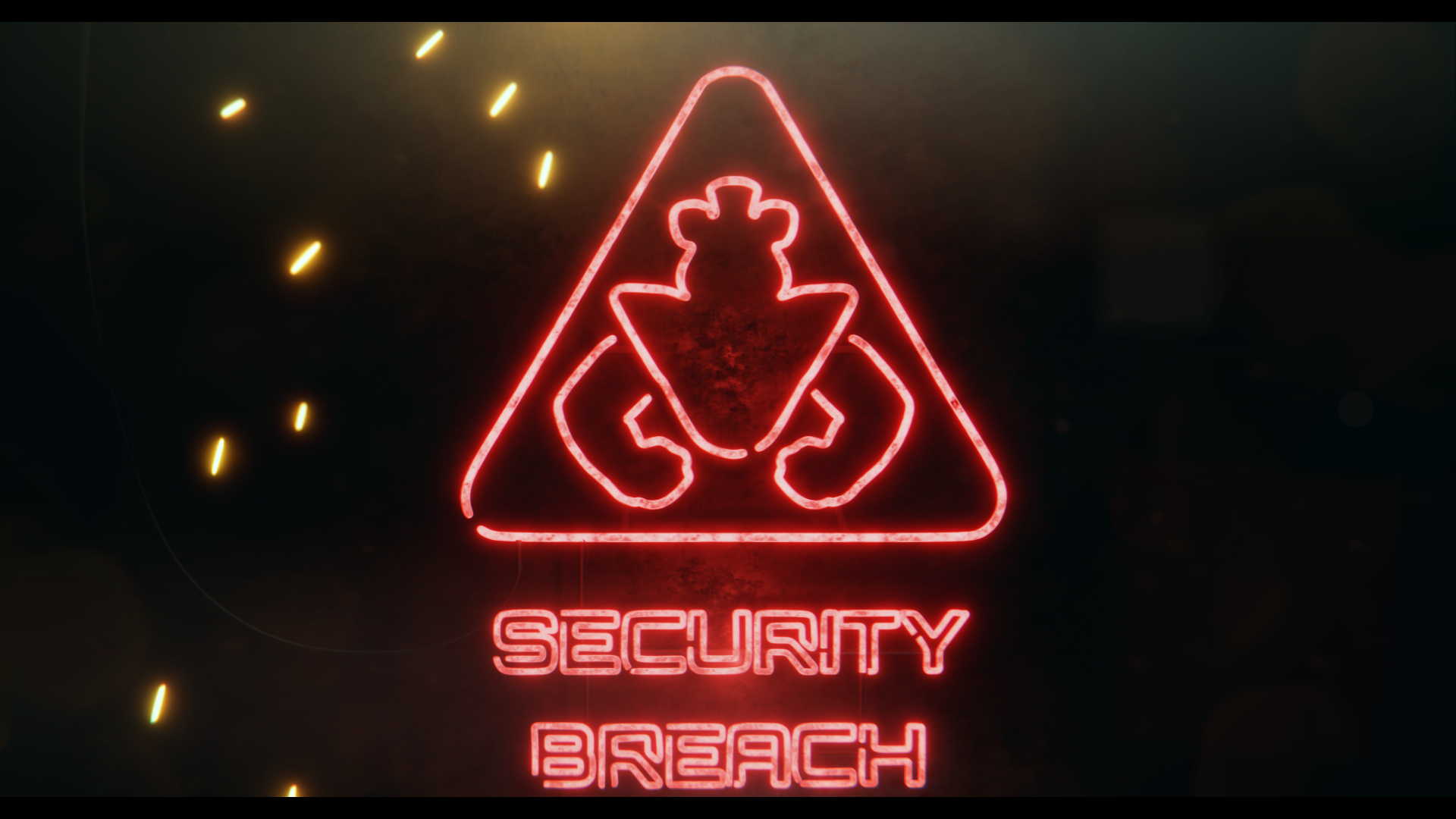 1920x1080 FNAF: SECURITY BREACH. Poster by me (Logo modelled by me too XD), Desktop