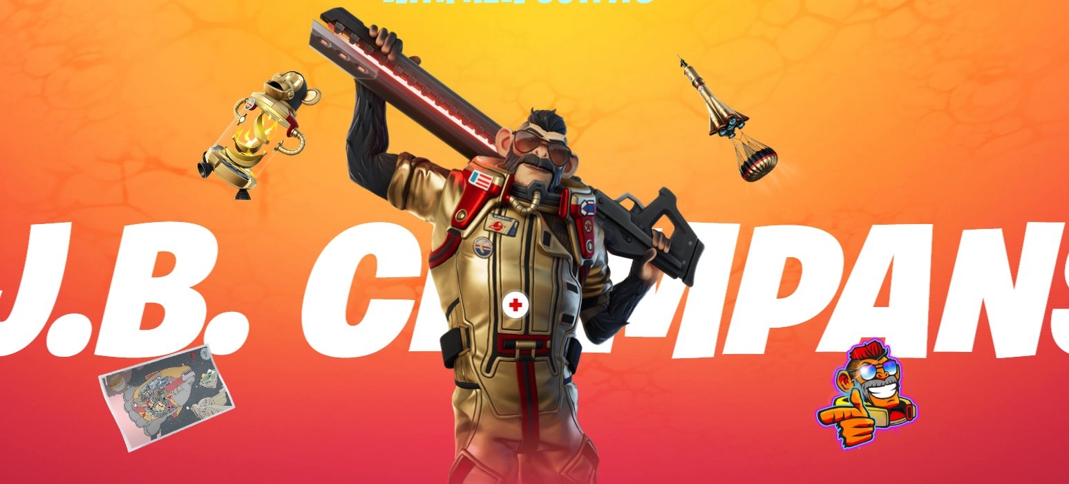 1550x700 J.B. Chimpanski Fortnite wallpaper, Dual Screen