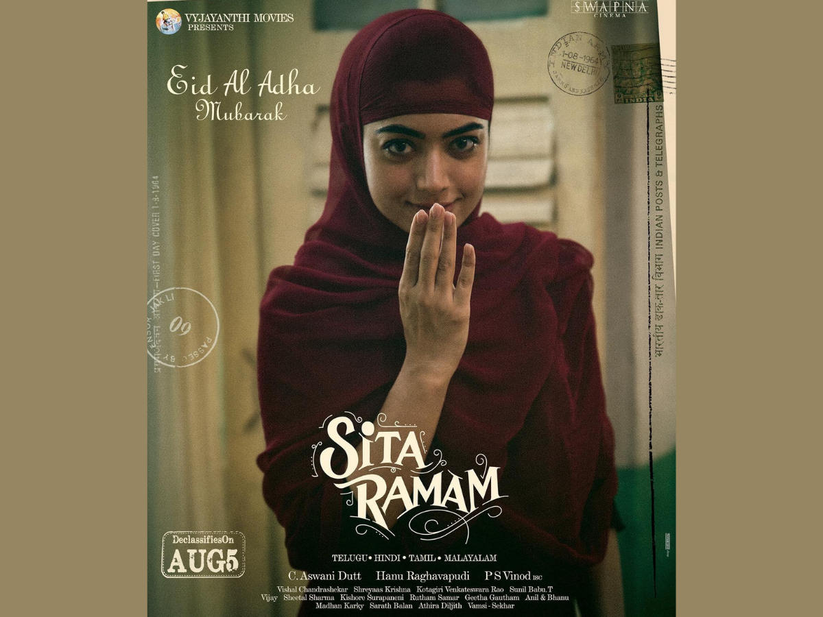 1200x900 Rashmika Mandana's first look poster from 'Sita Ramam' is out now, Desktop