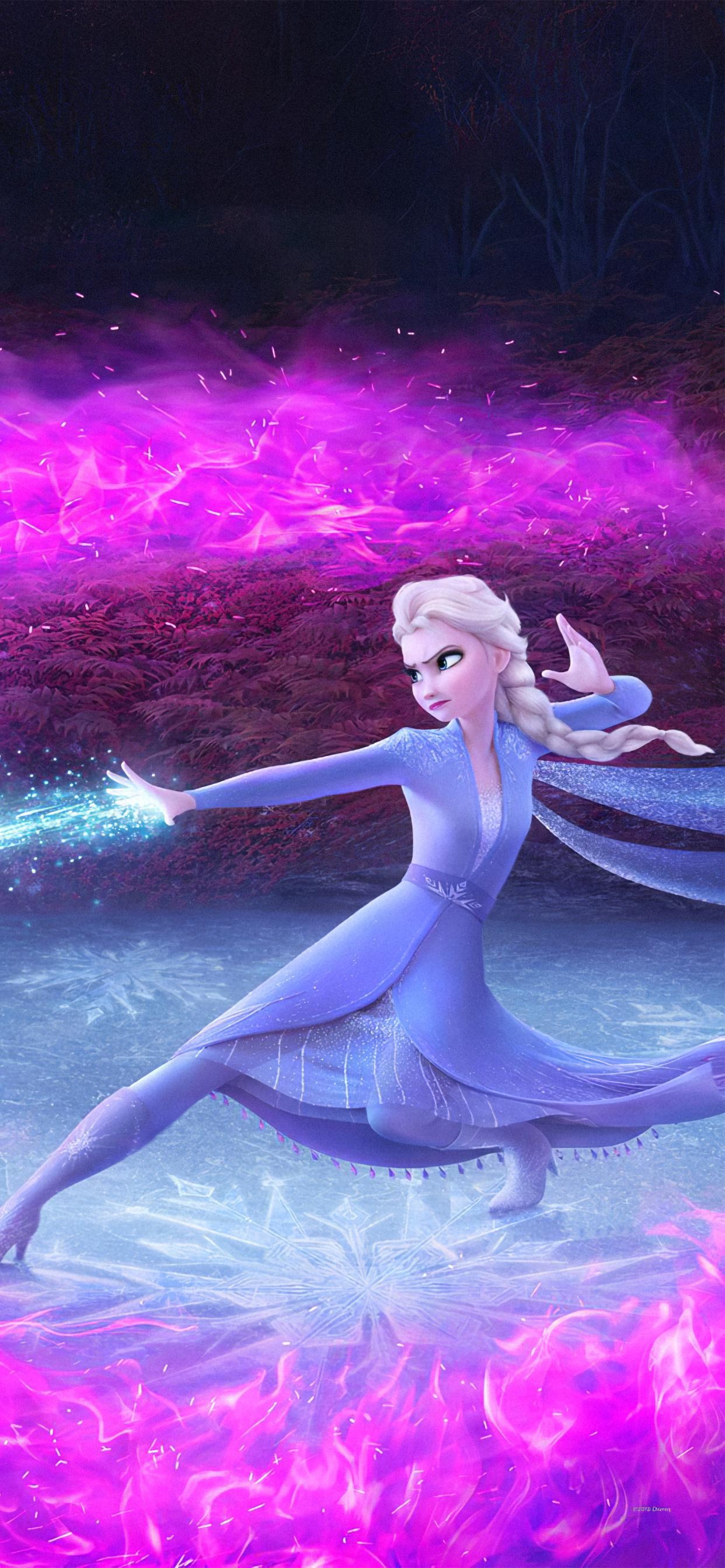 1250x2690 Elsa In Frozen 2 iPhone XS MAX Wallpaper, HD Movies 4K, Phone