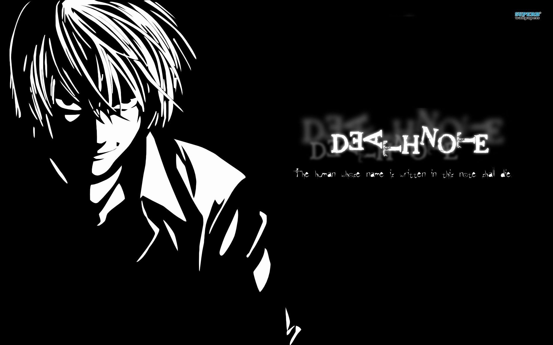 1920x1200 Death Note Light Wallpaper Note Black Light, Desktop