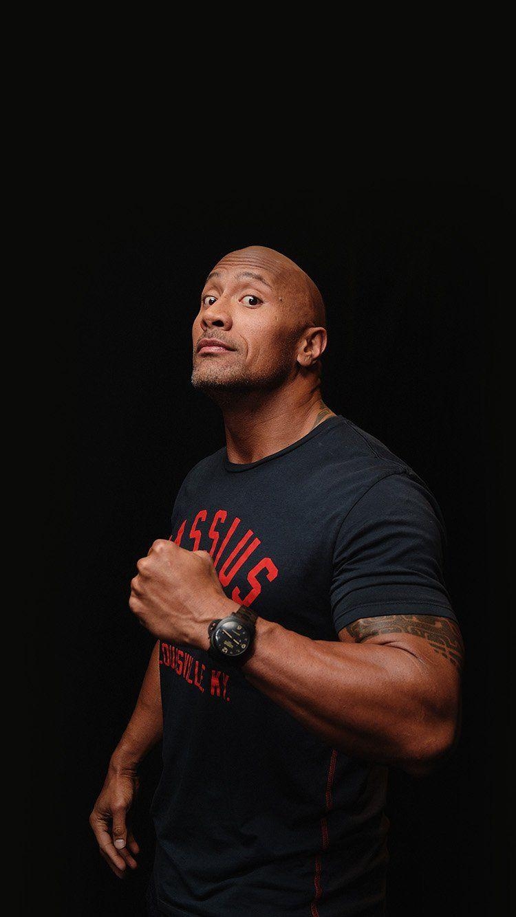 750x1340 DWAYNE THE ROCK DARK GUY POWER WALLPAPER HD IPHONE. The rock, Phone