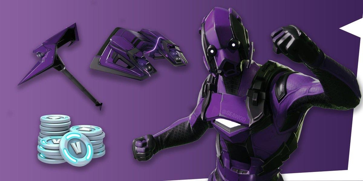 1200x600 Dark Vertex Fortnite wallpaper, Dual Screen