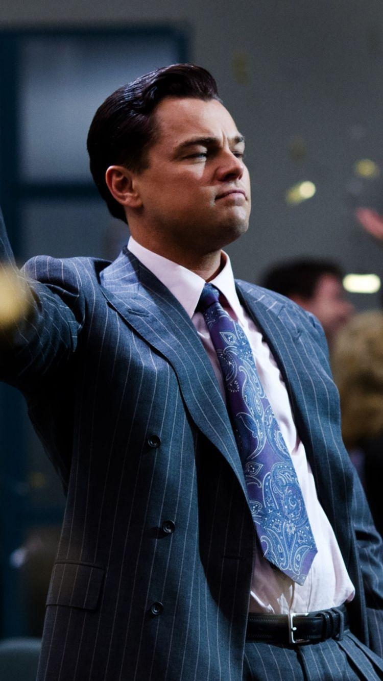 750x1340 Download Wallpaper  The wolf of wall street, Leonardo, Phone