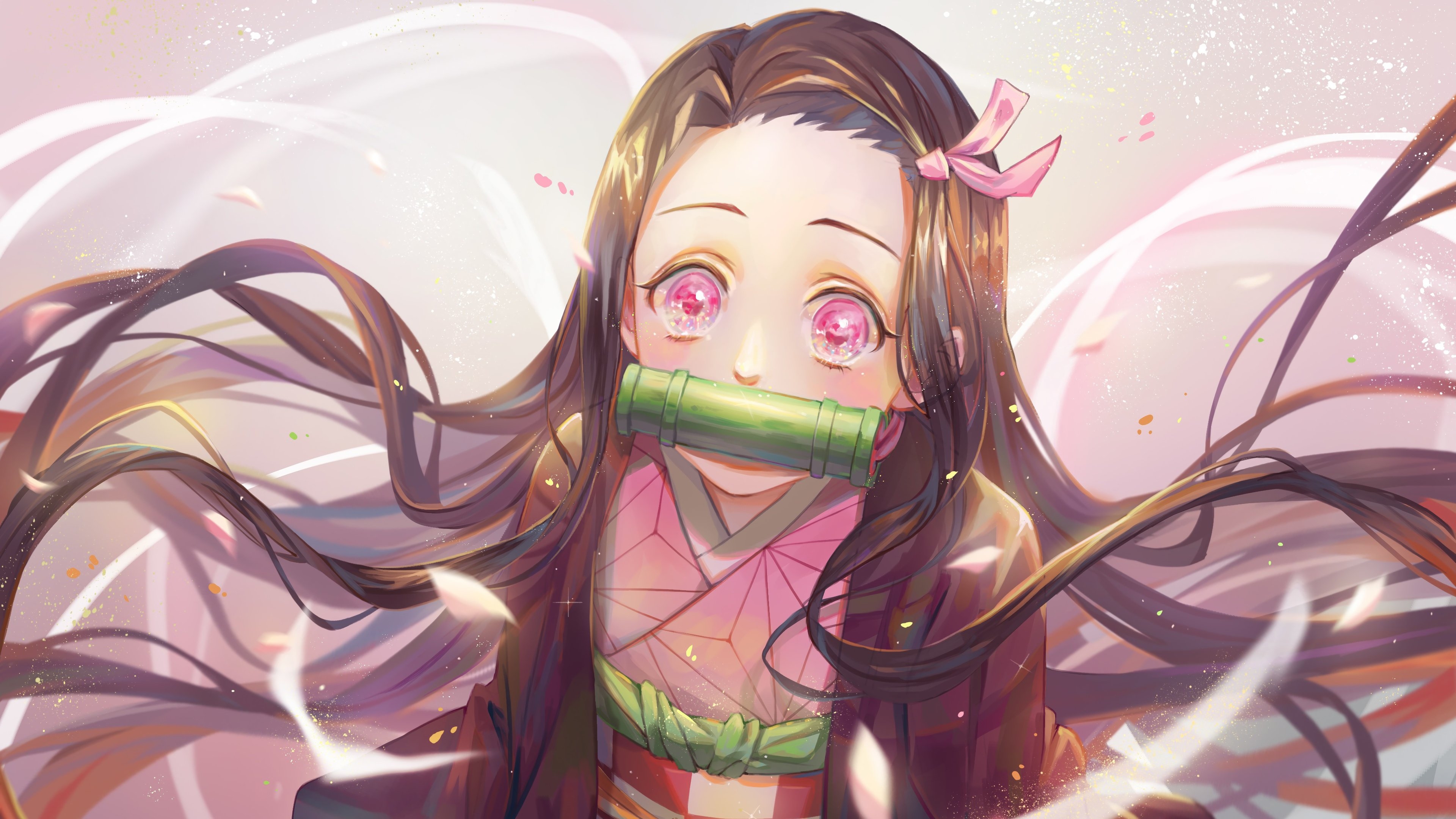 3840x2160 Nezuko Kamado Kimetsu no Yaiba 4K Wallpaper, Desktop