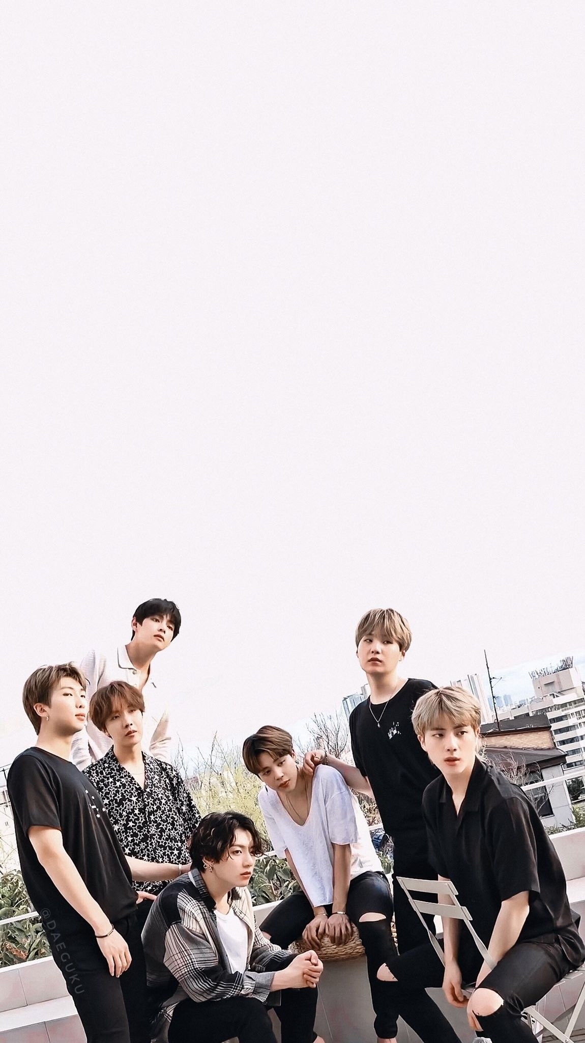 1150x2050 BTS Fake Love Desktop Wallpaper, Phone