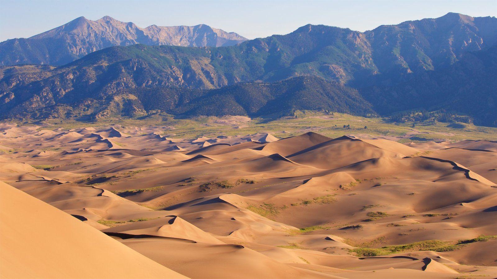 1600x900 Mountain Picture: View Image of Great Sand Dunes National Park, Desktop