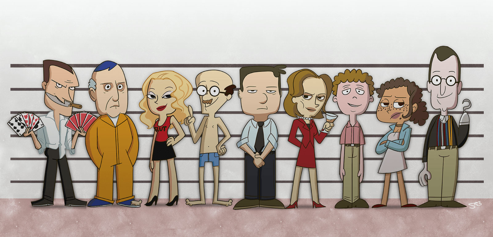 1600x770 Arrested development Cartoon Wallpaper, Dual Screen