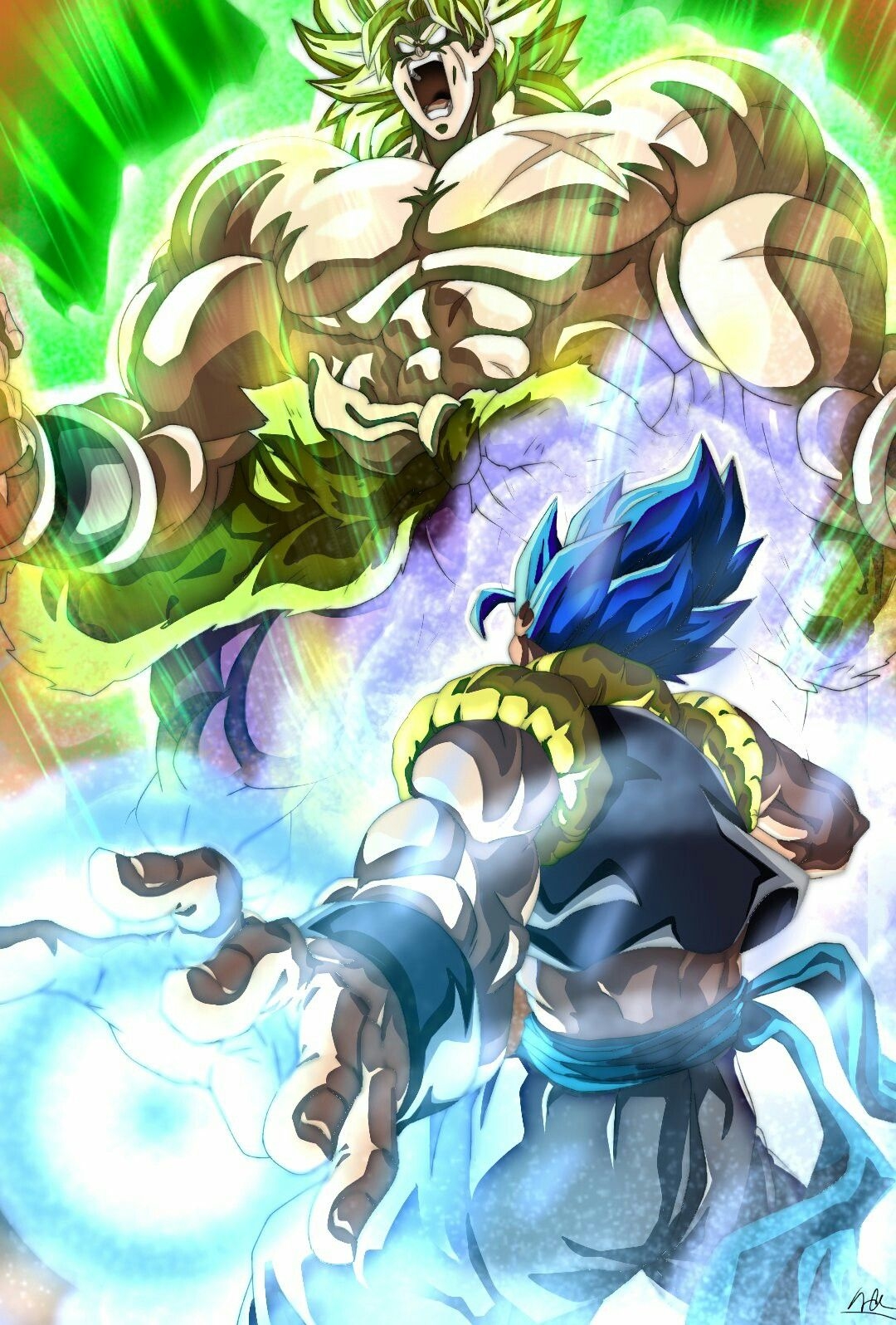 1080x1600 Gogeta Vs Broly Wallpaper iPhone, Phone