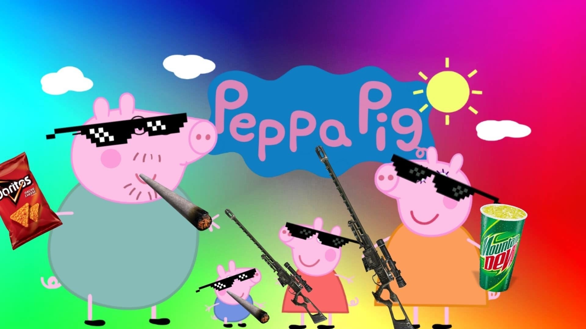 1920x1080 Peppa Pig Funny Wallpaper Free HD Wallpaper, Desktop