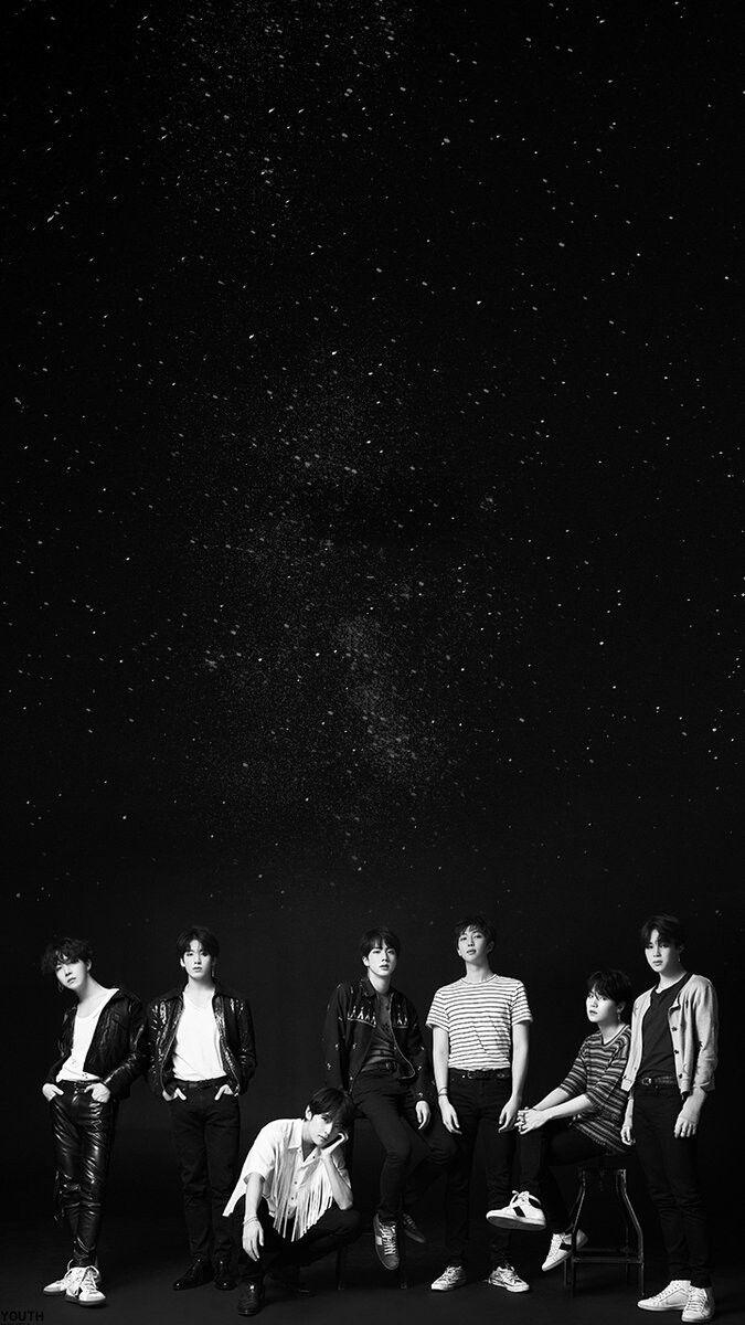 680x1200 BTS Black and White Wallpaper Free BTS Black and White, Phone