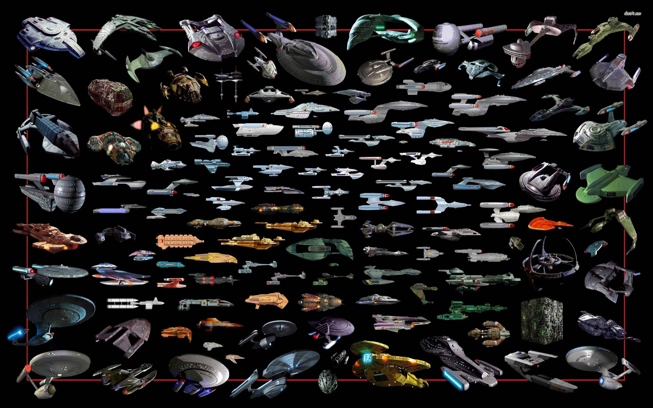 2560x1600 Star Trek ships wallpaper, Desktop