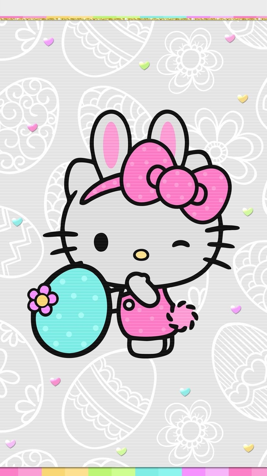 900x1600 Hello Kitty Easter Wallpaper, Phone