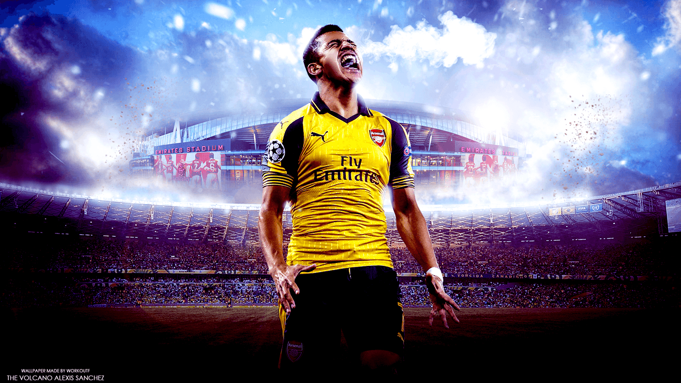 1400x790 Alexis Sanchez Wallpaper 2016 / 17, Desktop