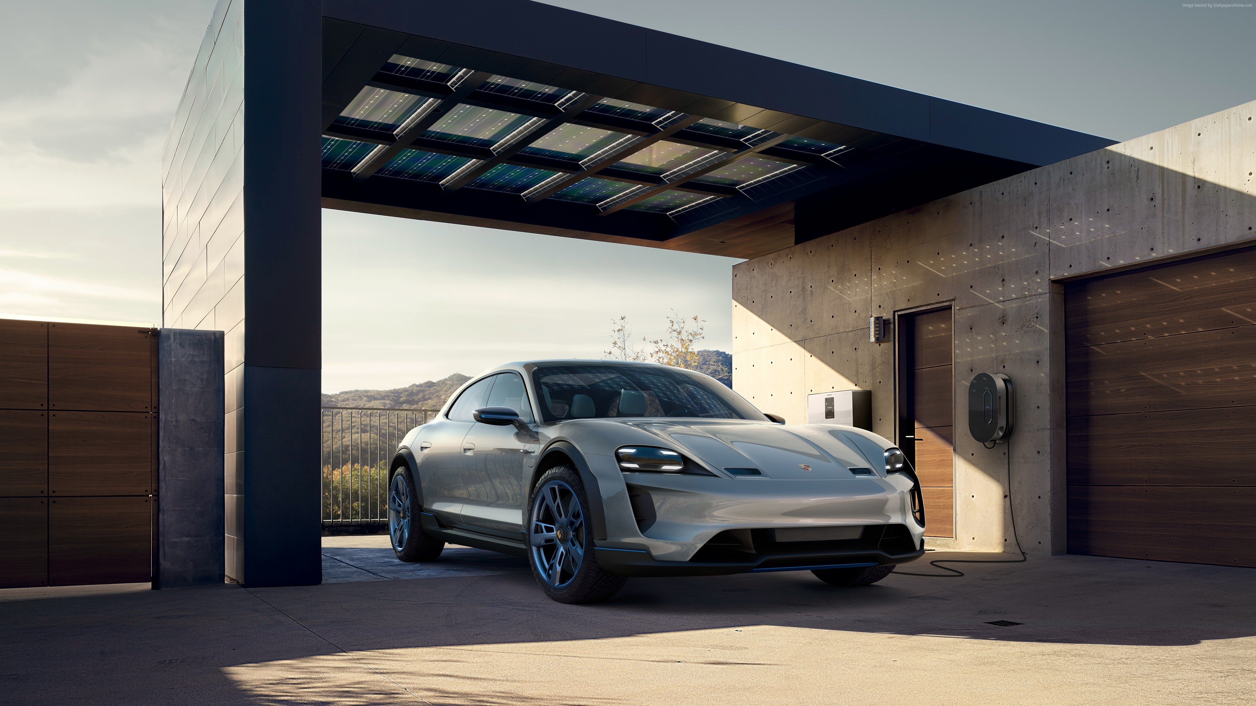 4100x2310 4k, #Porsche Mission E Cross Turismo, #electric cars, Desktop