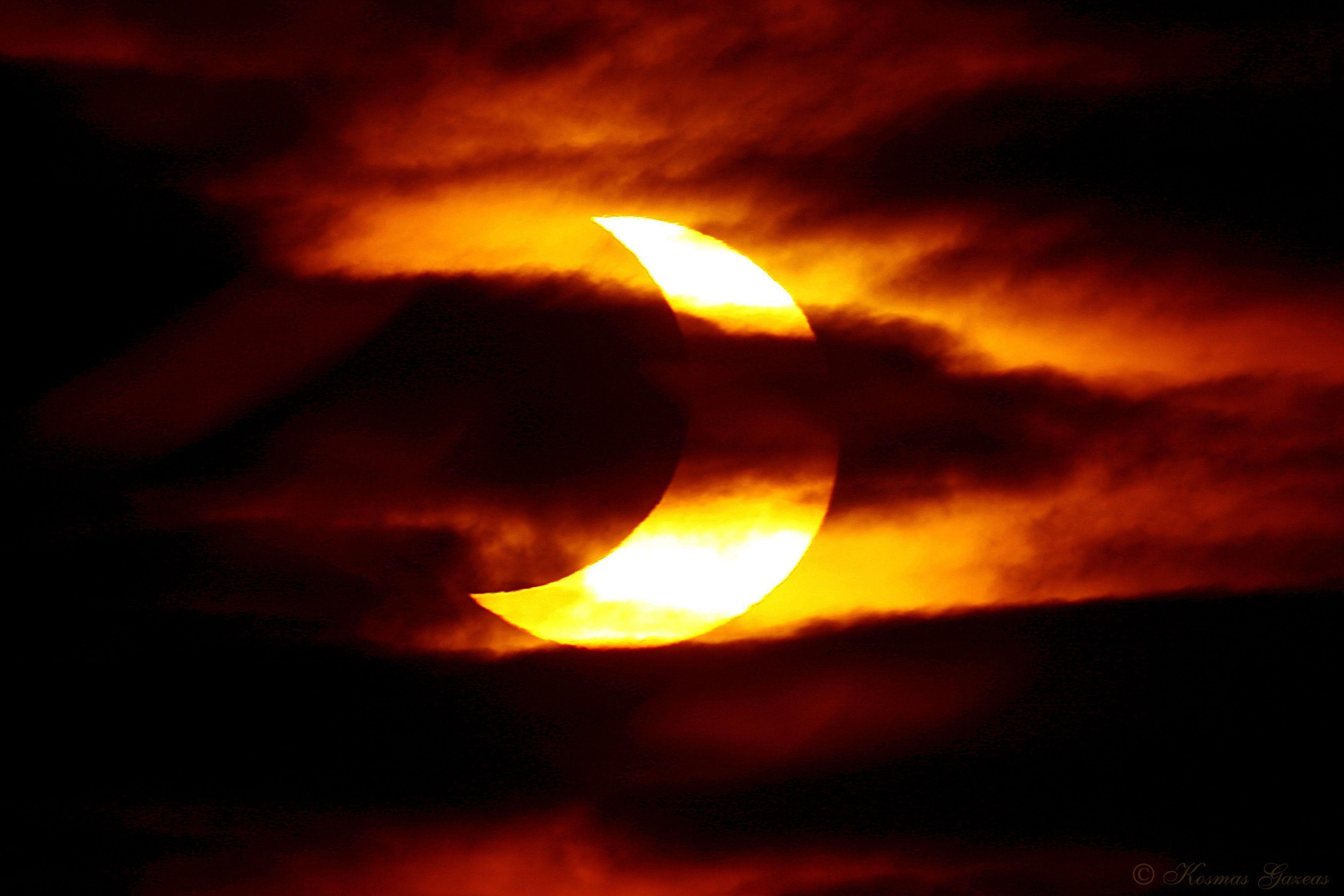 3510x2340 Partial Solar Eclipse HD, Desktop