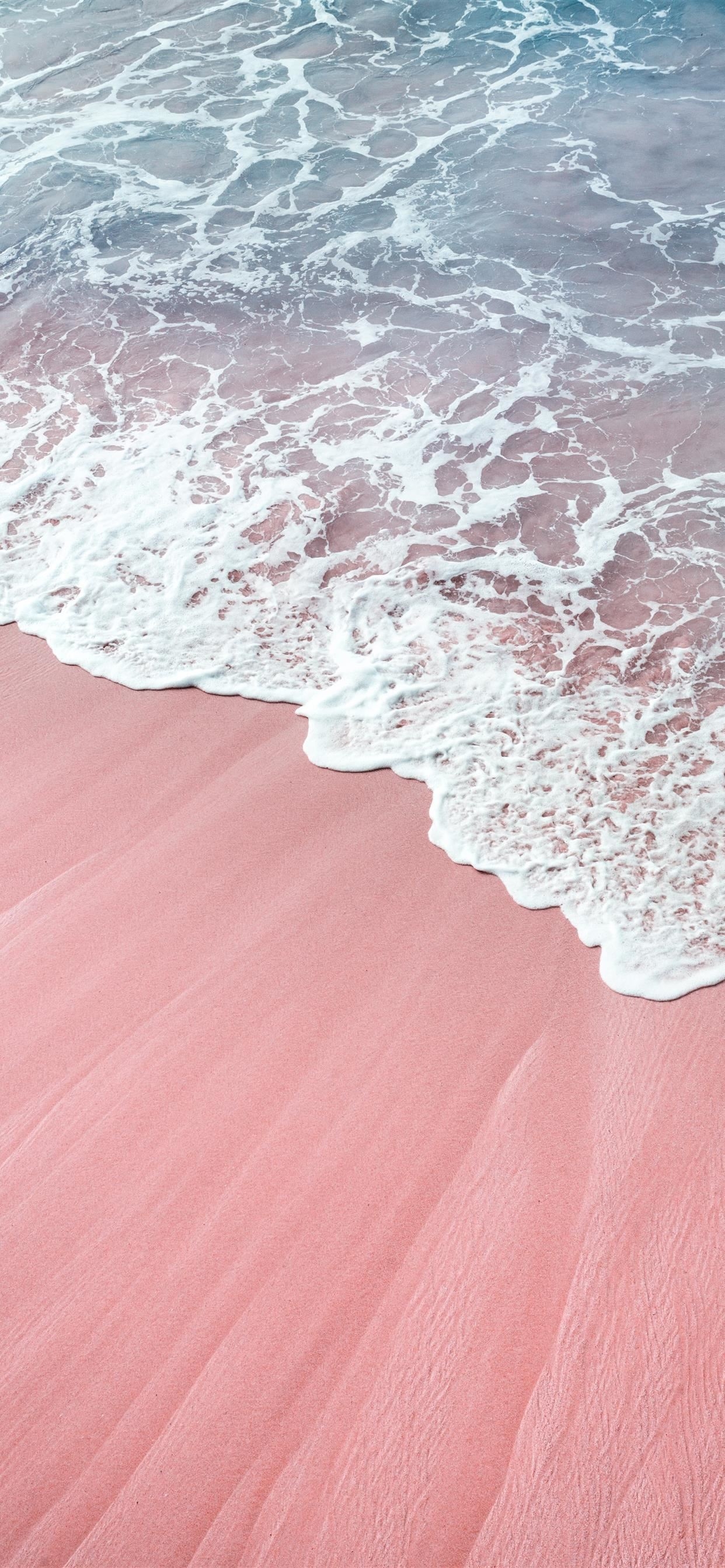 1250x2690 pink wawes iPhone Wallpaper Free Download, Phone