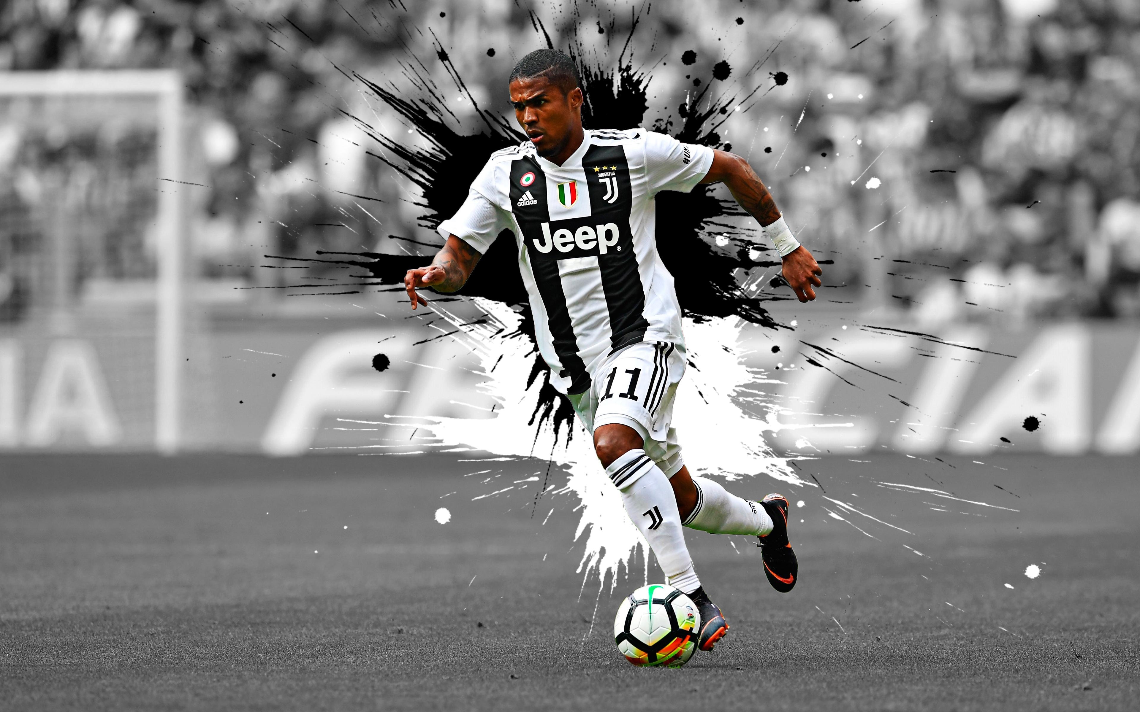 3840x2400 Brazilian, Soccer, Douglas Costa, Juventus F.C. wallpaper and background, Desktop