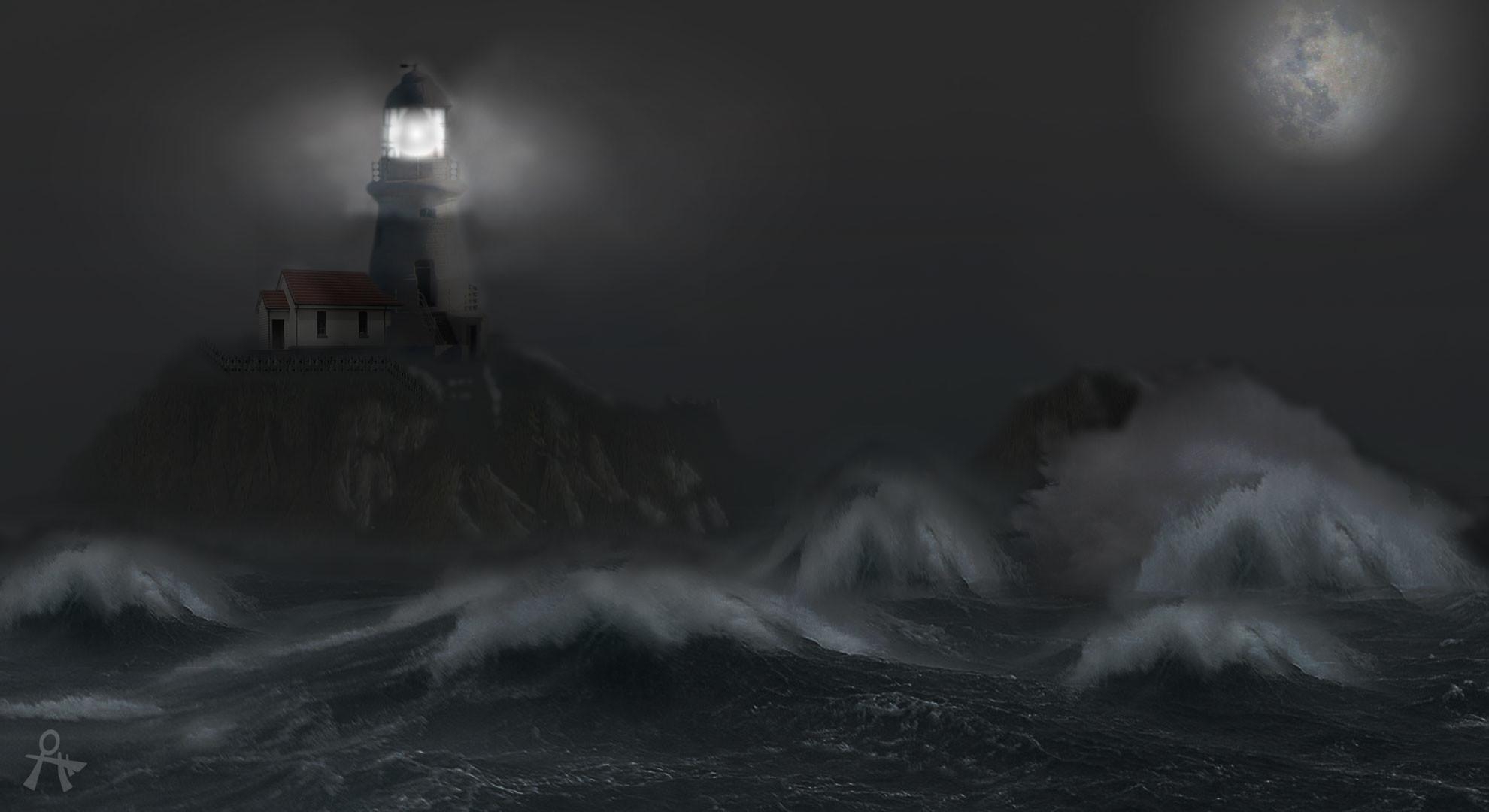 1980x1080 Stormy Ocean Wallpaper, Desktop