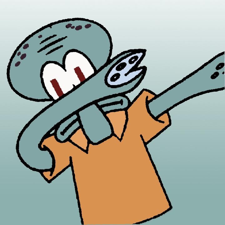 720x730 Squidward dabbing wallpaper, Phone