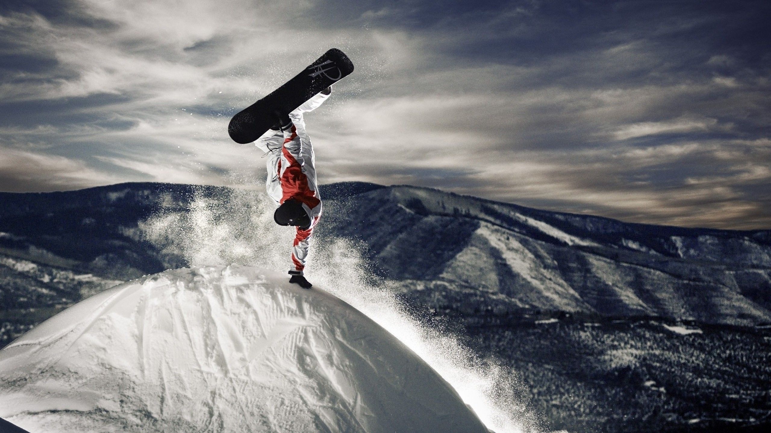 2560x1440 HD Snowboarding Wallpaper, Desktop