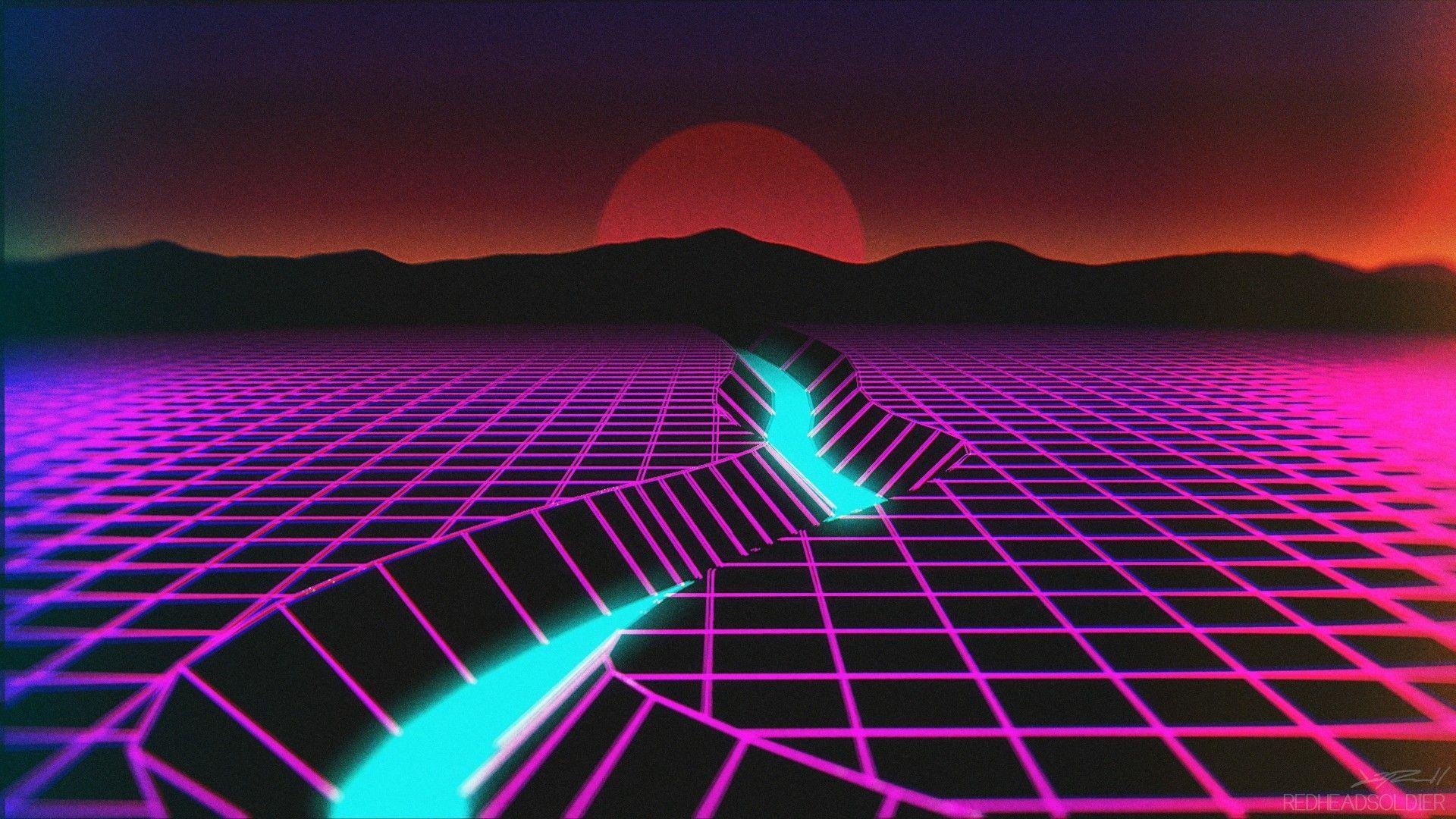 1920x1080 Synthwave Wallpaper, Desktop