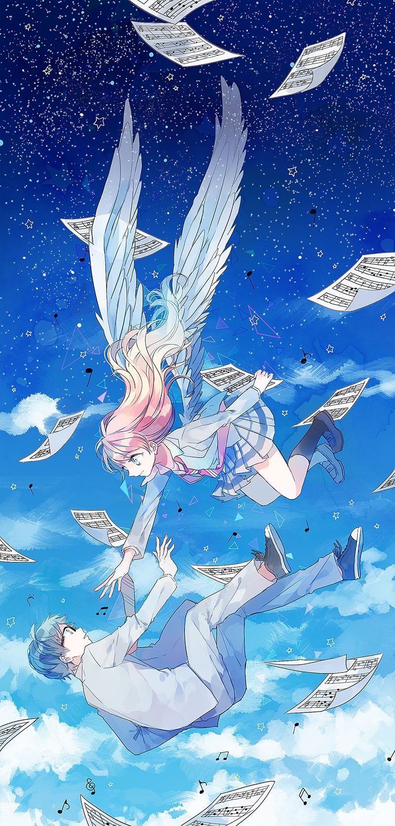 800x1680 Your Lie In April Download Shigatsu Wa Kimi No Uso, Phone