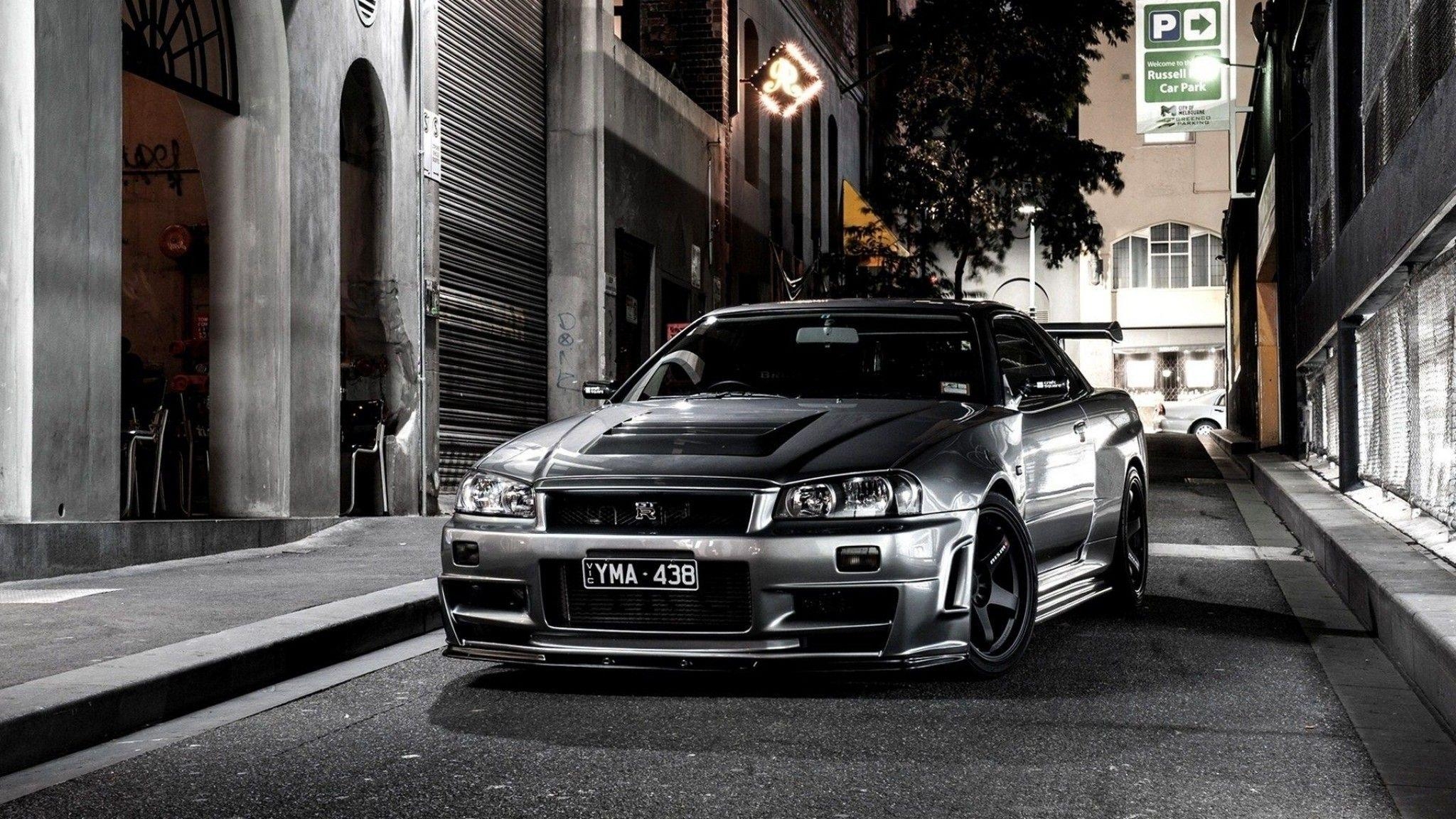 2050x1160 Nissan Skyline GTR R34 Wallpaper, Desktop