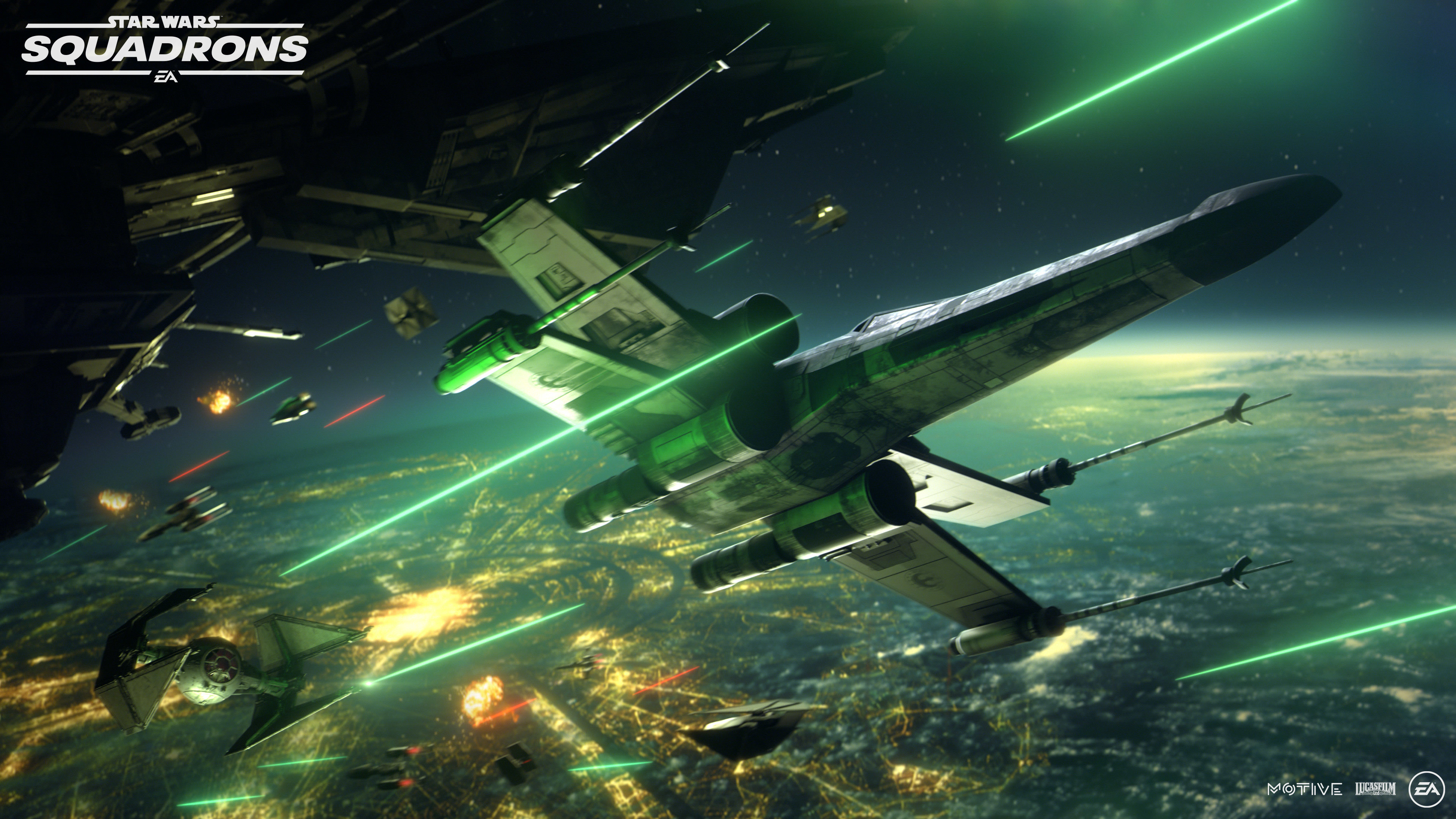 3840x2160 Star Wars Squadrons War 4K HD Wallpaper, Desktop