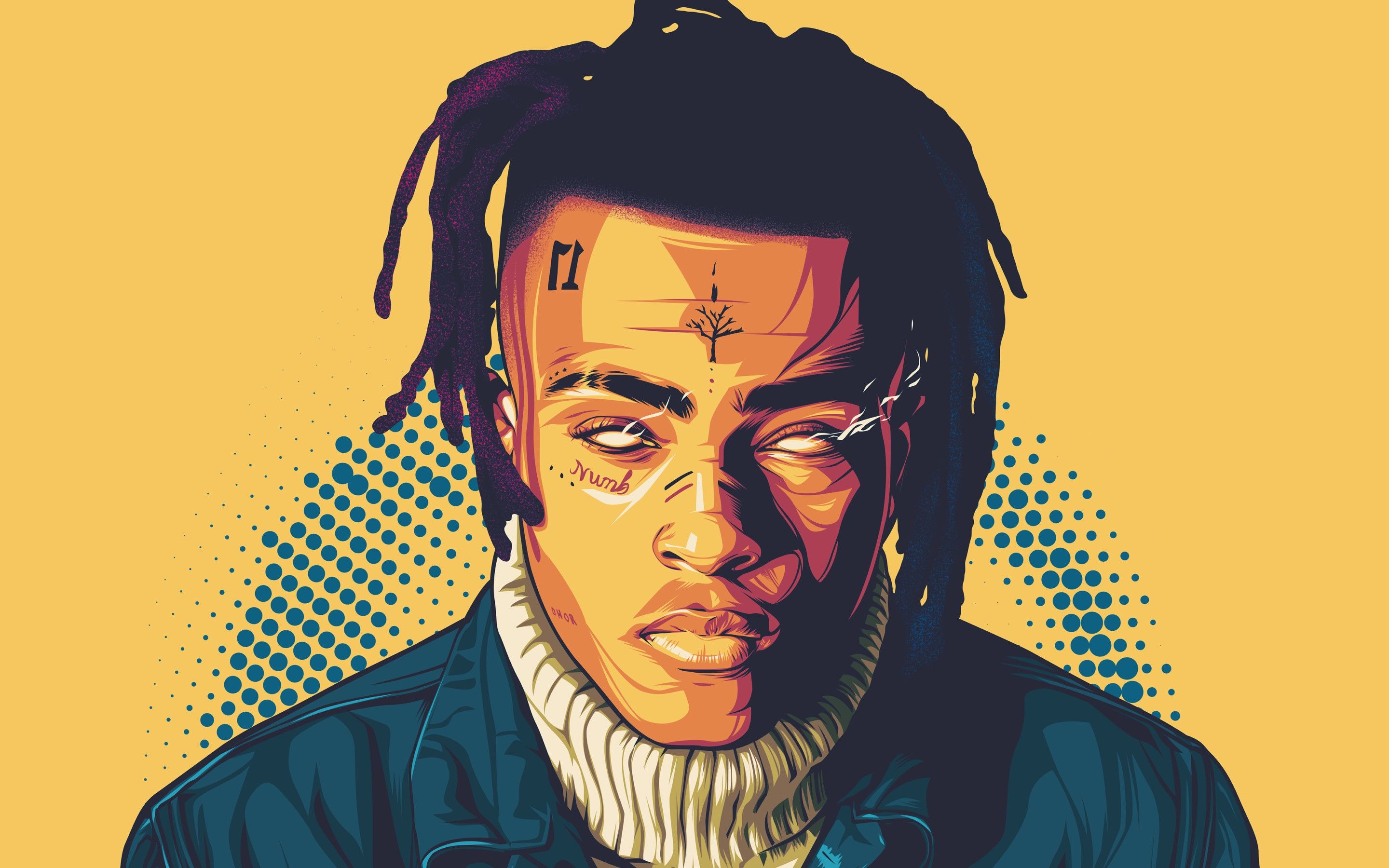 2880x1800 XXXTentacion Digital Art 4k Macbook Pro Retina HD 4k, Desktop