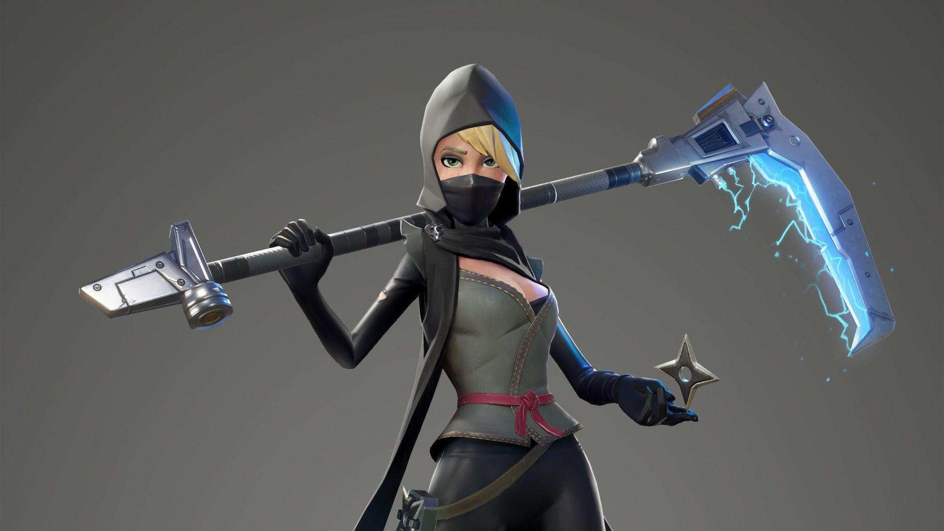 1920x1080 Fortnite Female Ninja, HD Games, 4k Wallpaper, Image, Desktop