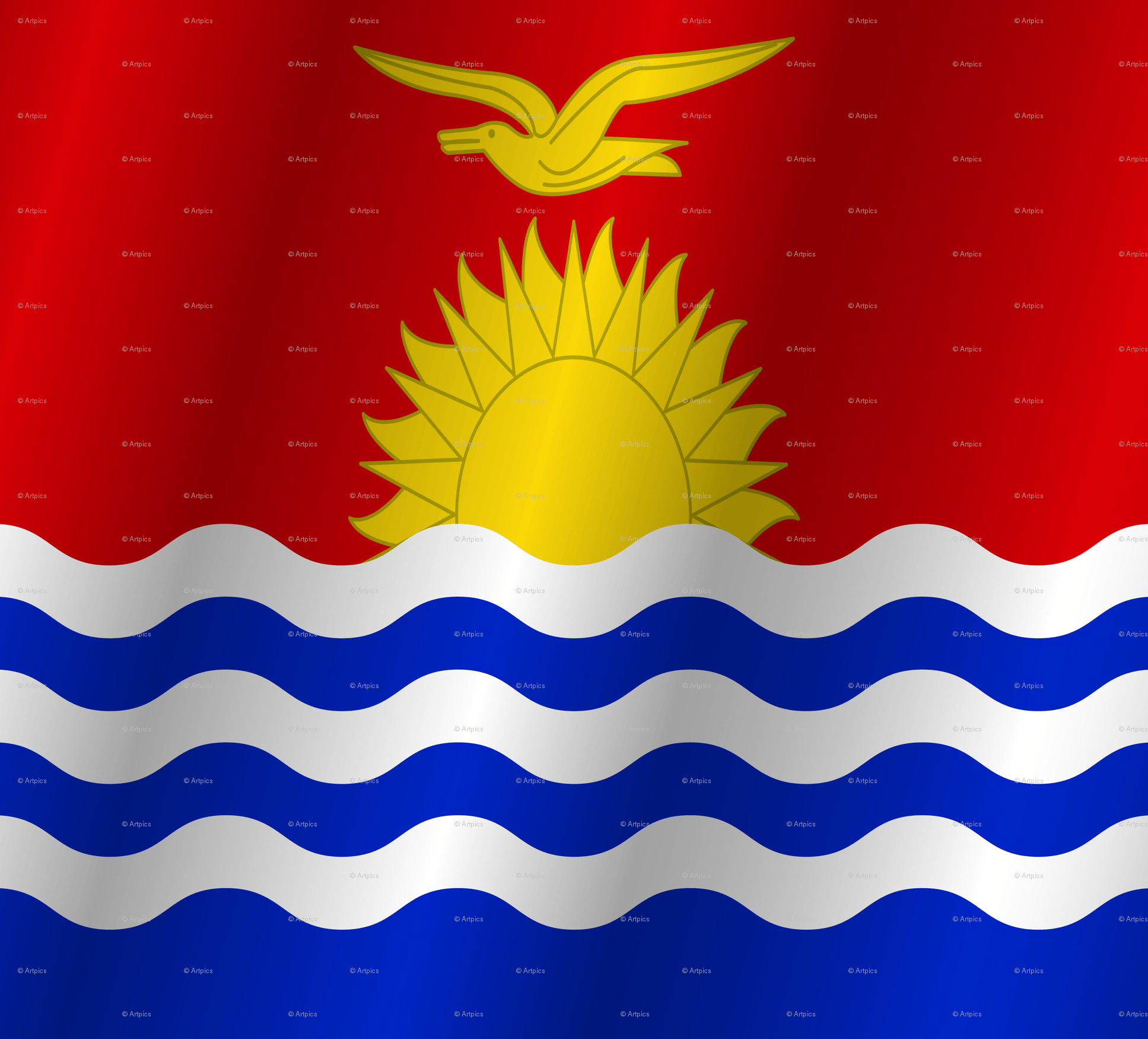 1940x1750 Flag of Kiribati wallpaper, Desktop