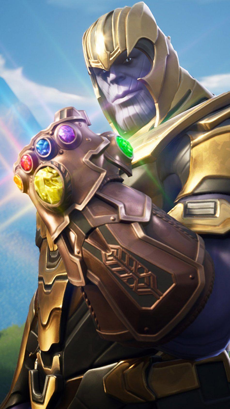 950x1690 Thanos In Fortnite Battle Royale. superhero. Mobile, Phone