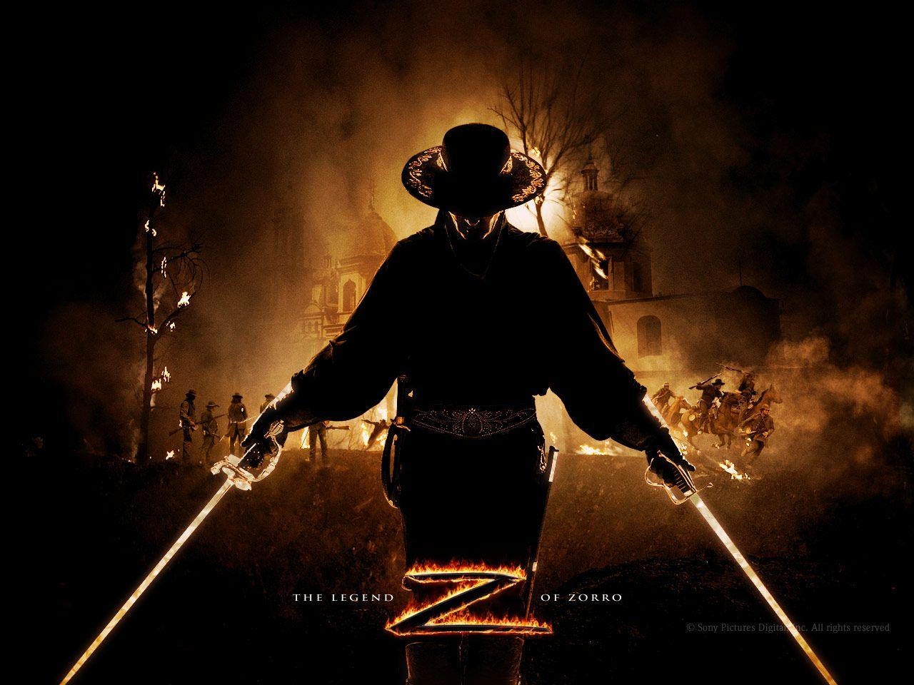 1280x960 Antonio Banderas Banderas in The Legend of Zorro Wallpaper, Desktop