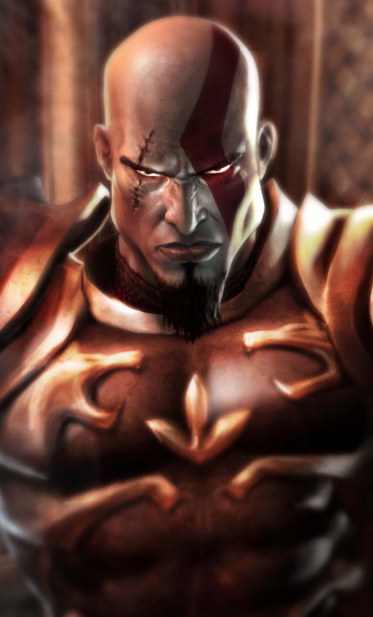 1280x2120 Download Kratos, video game, God of War wallpaper, 1280x iPhone 6 Plus, Phone