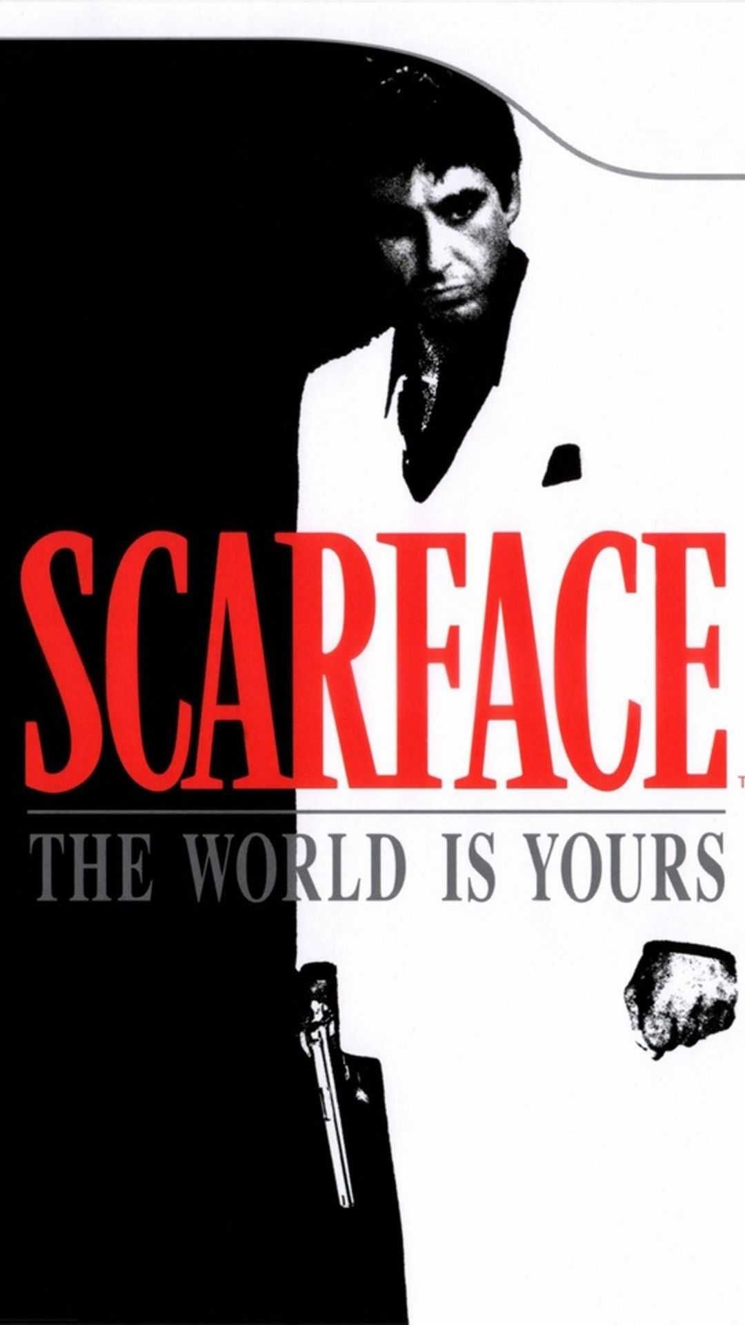 1080x1920 Scarface Wallpaper Discover more Al Pacino, Film, Scarface, Tony Montana wallpaper. /scarface. Scarface movie, Scarface, Film posters vintage, Phone