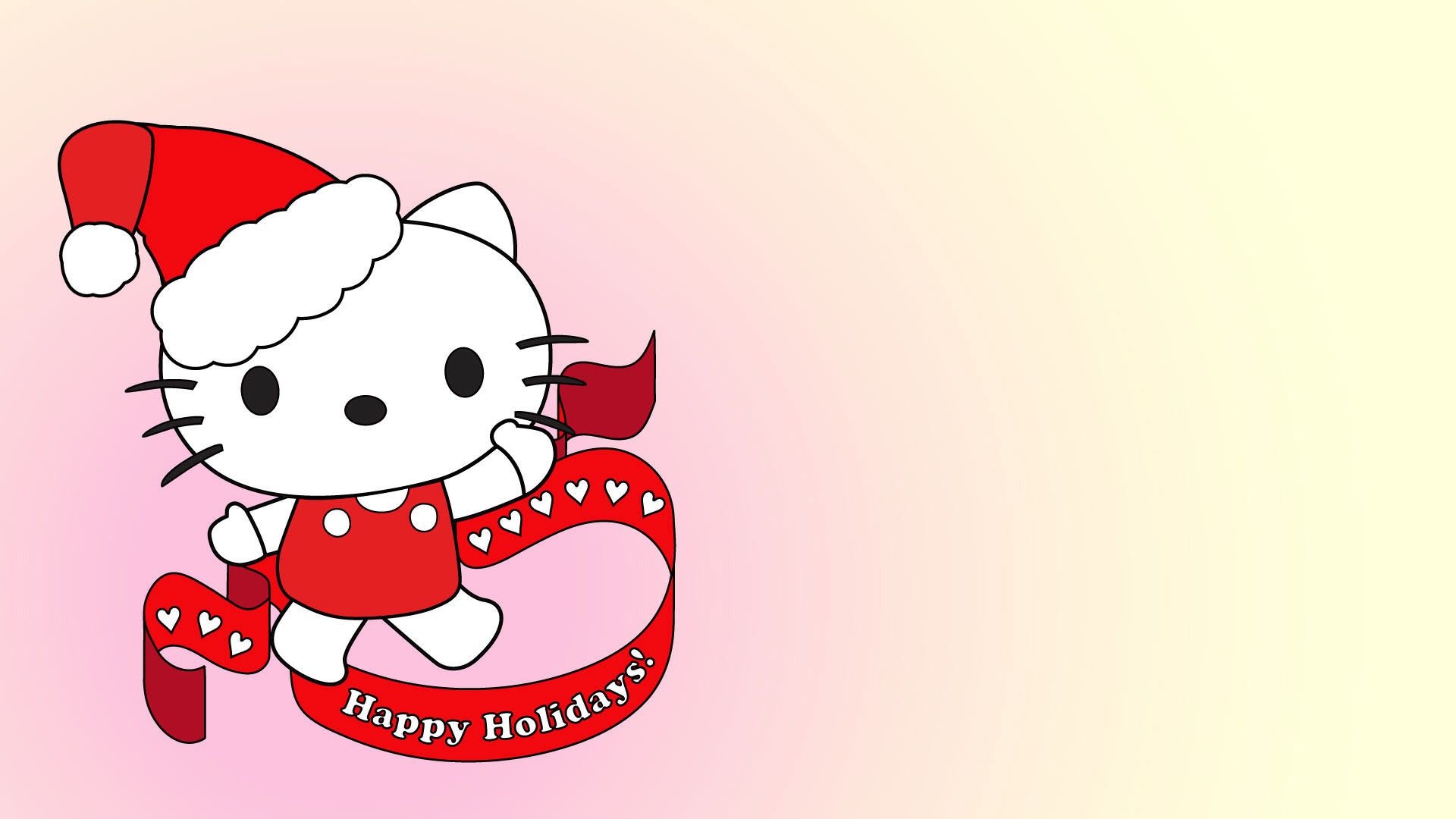 1920x1080 Hello Kitty Christmas Background, Desktop