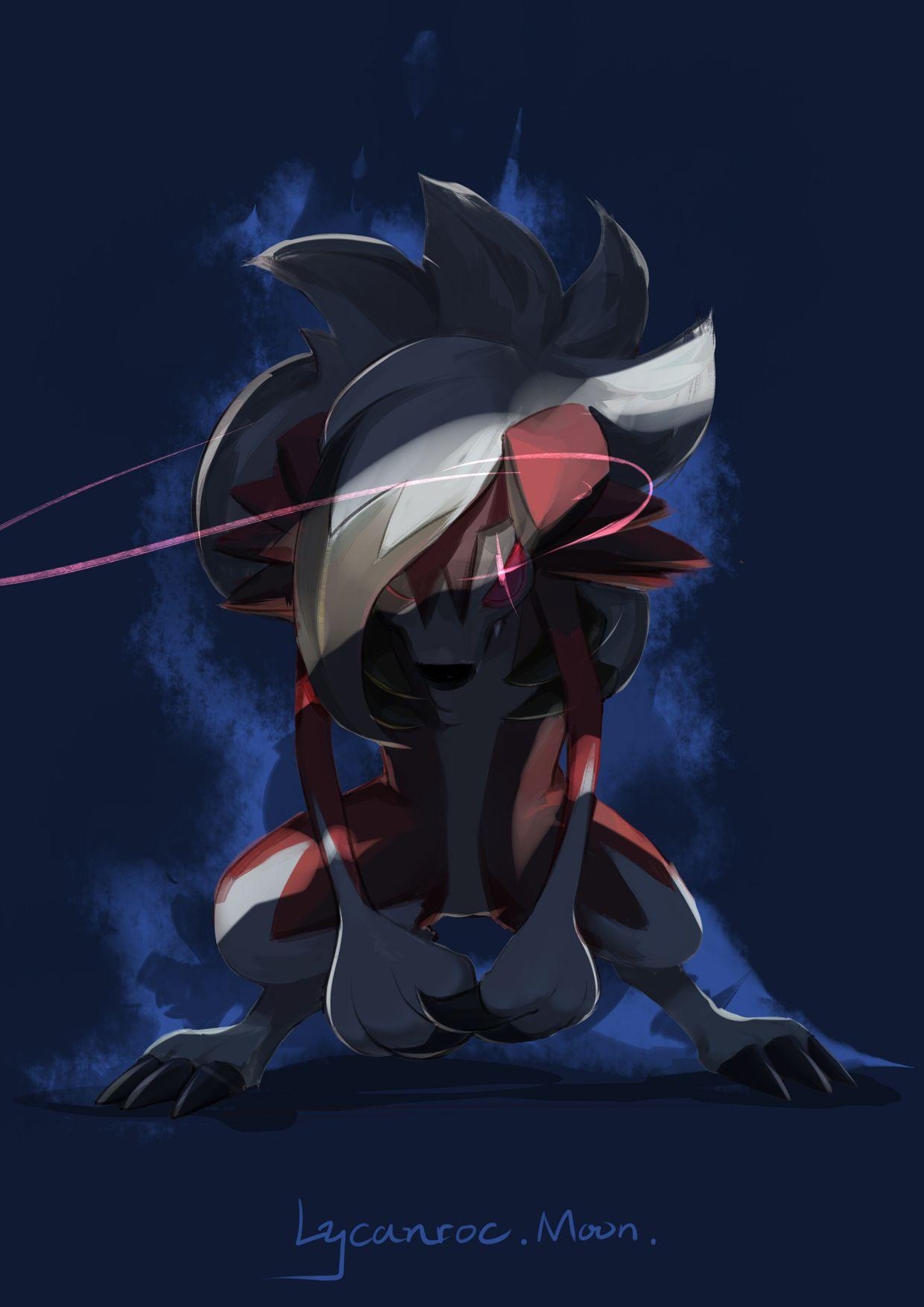 1240x1760 Lycanroc. Pokémon Sun and Moon, Phone