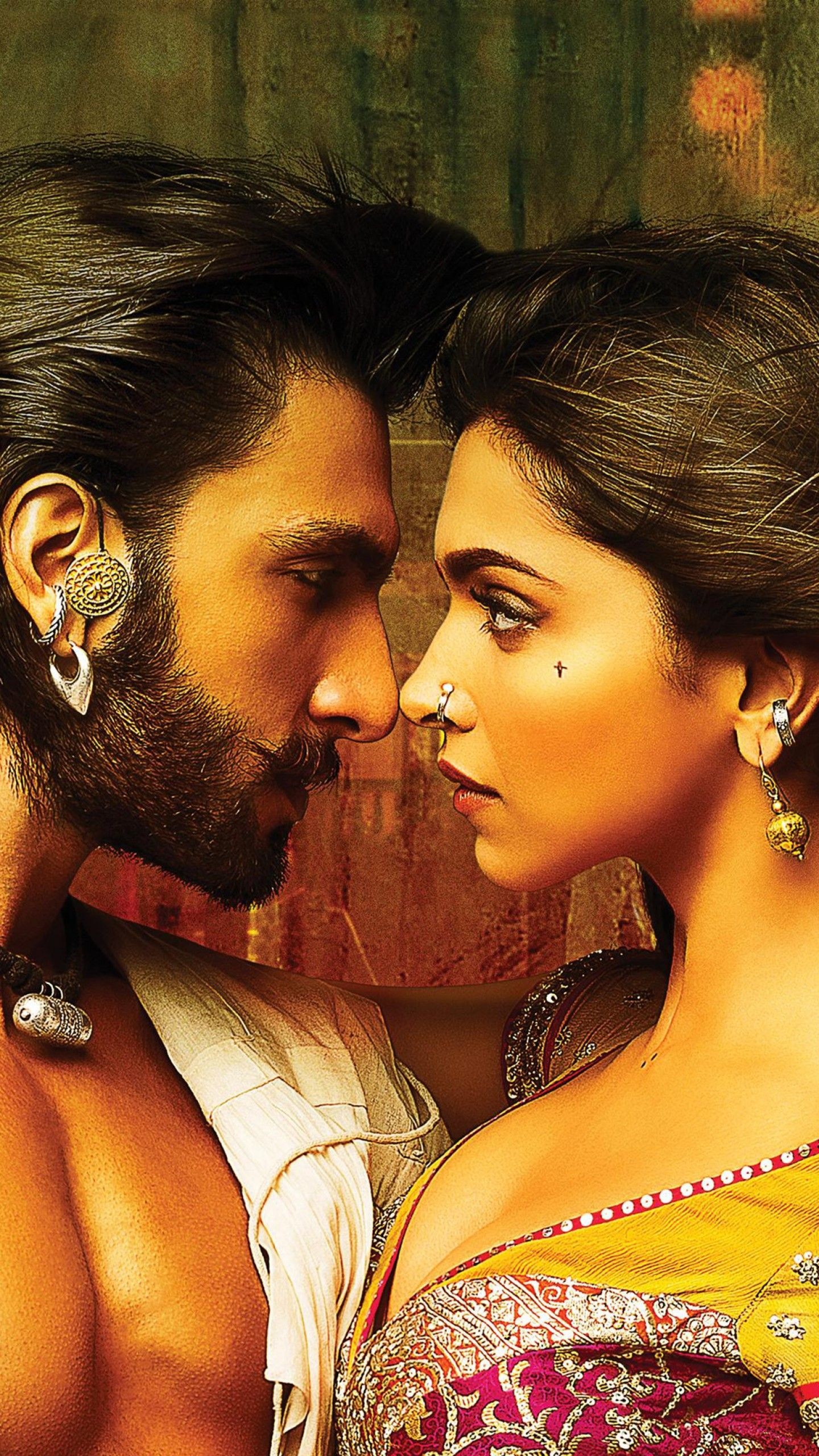 1440x2560 Wallpaper Ranveer Singh, Deepika Padukone, Goliyon Ki Rasleela Ram, Phone