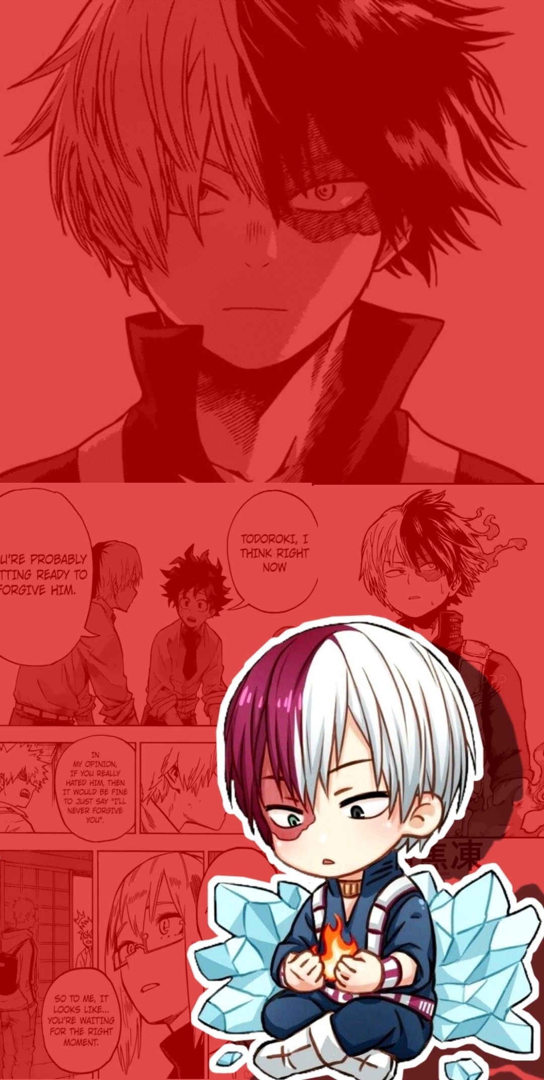 1080x2150 Todoroki Shoto cute wallpaper. Hero wallpaper, Cute anime wallpaper, My hero academia episodes, Phone