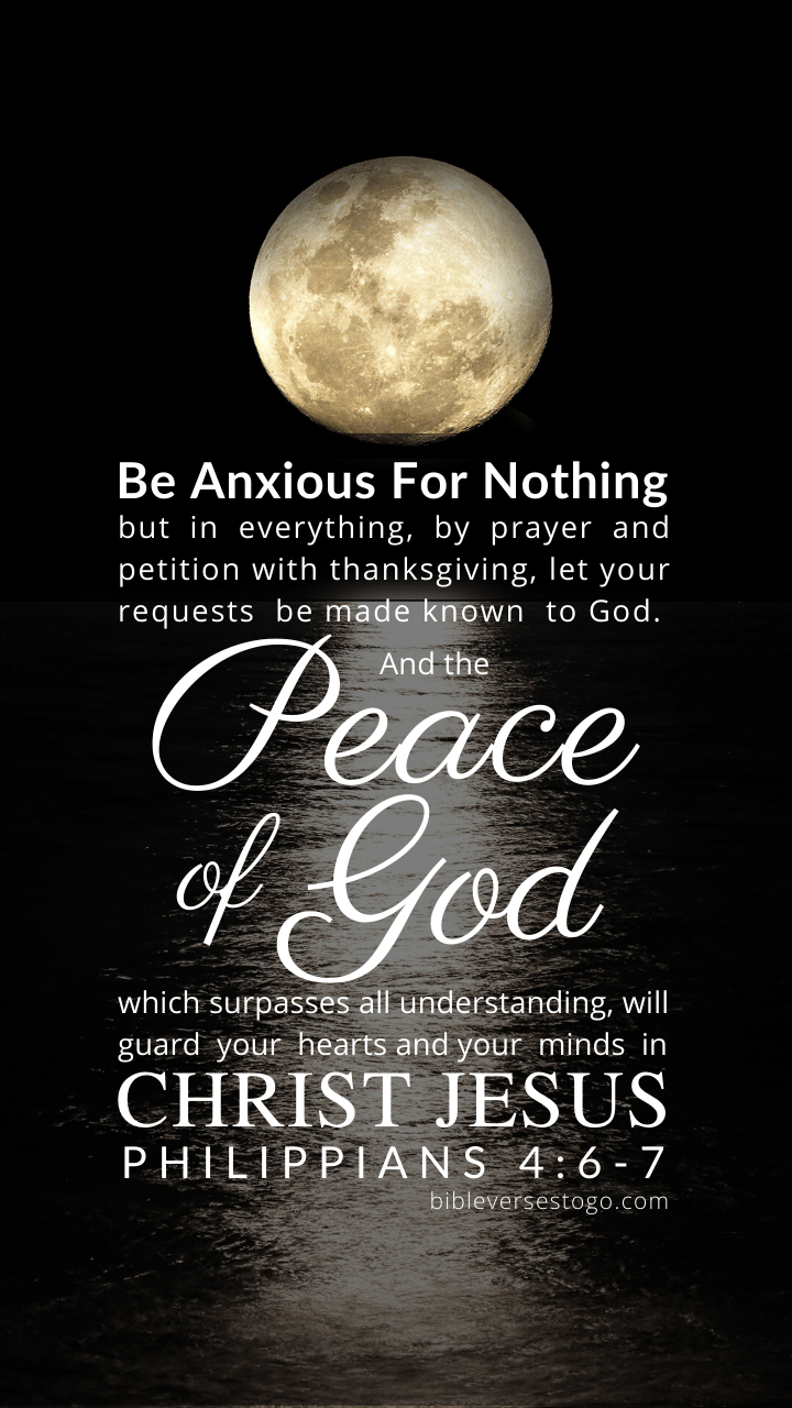 720x1280 Home & Kitchen Philippians 4 6:7 Be Anxious for Nothing Poster Artwork tehranpiper.ir, Phone