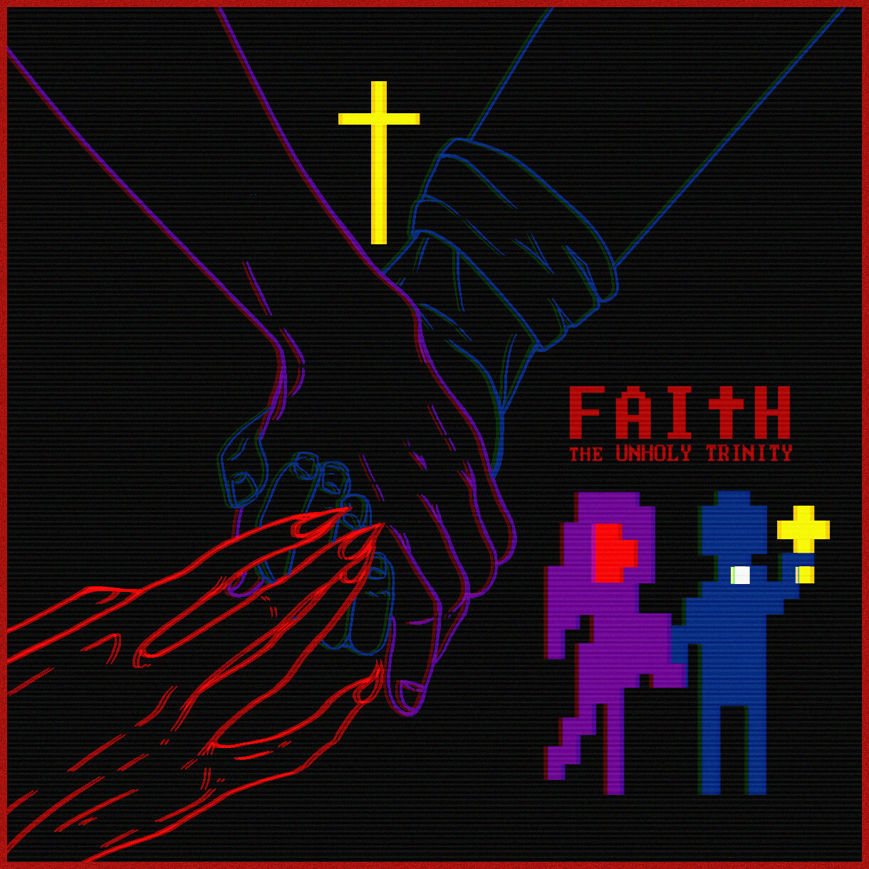 1220x1220 Faith the Unholy Trinity art, Phone