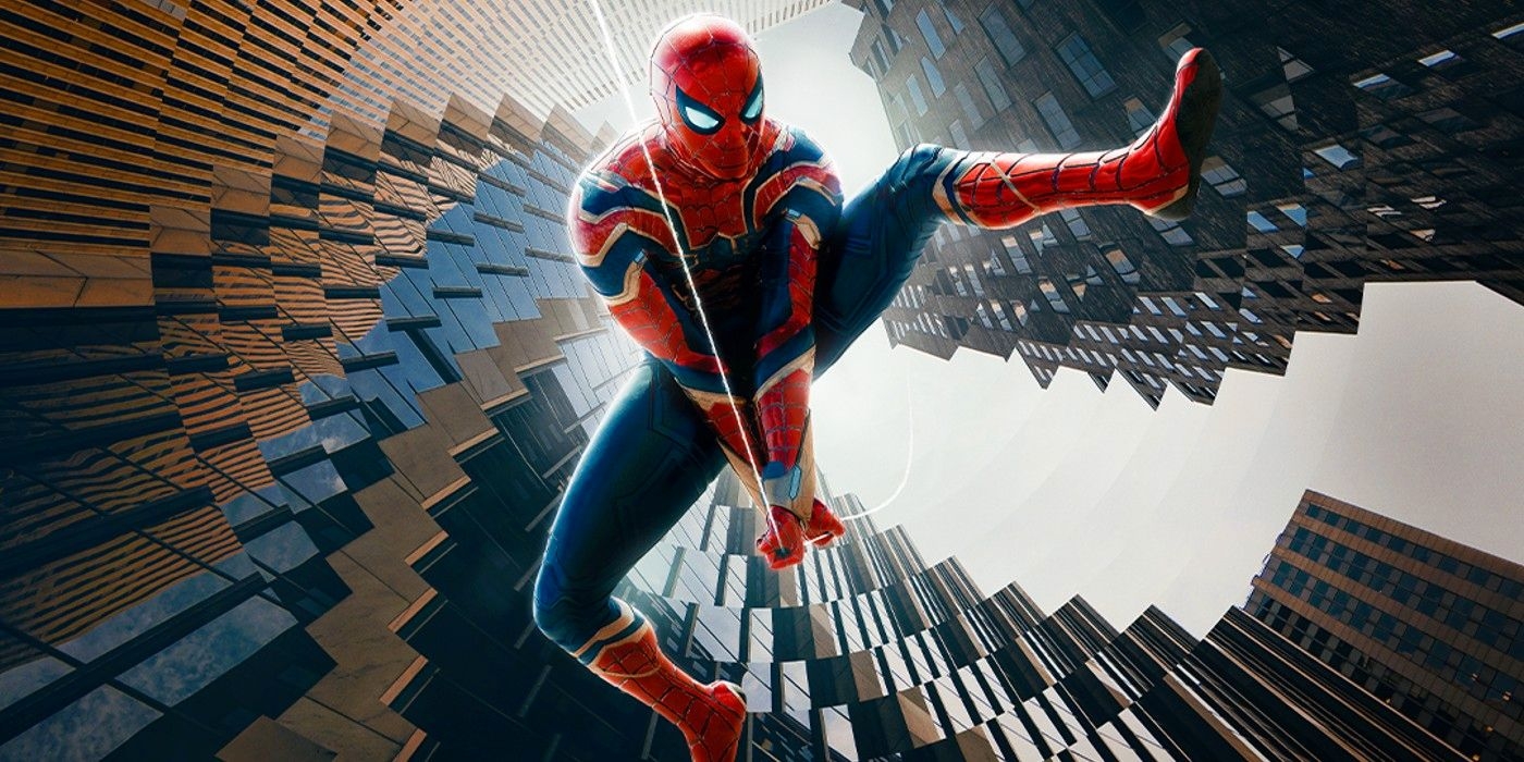 1400x700 Spider Man Enters The Multiverse In No Way Home IMAX Poster, Dual Screen