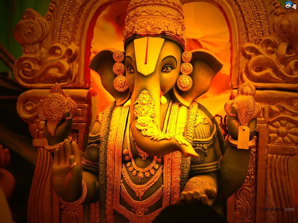 1030x770 High Definition Wallpaper Of Lord Ganesha For Your PC, Desktop