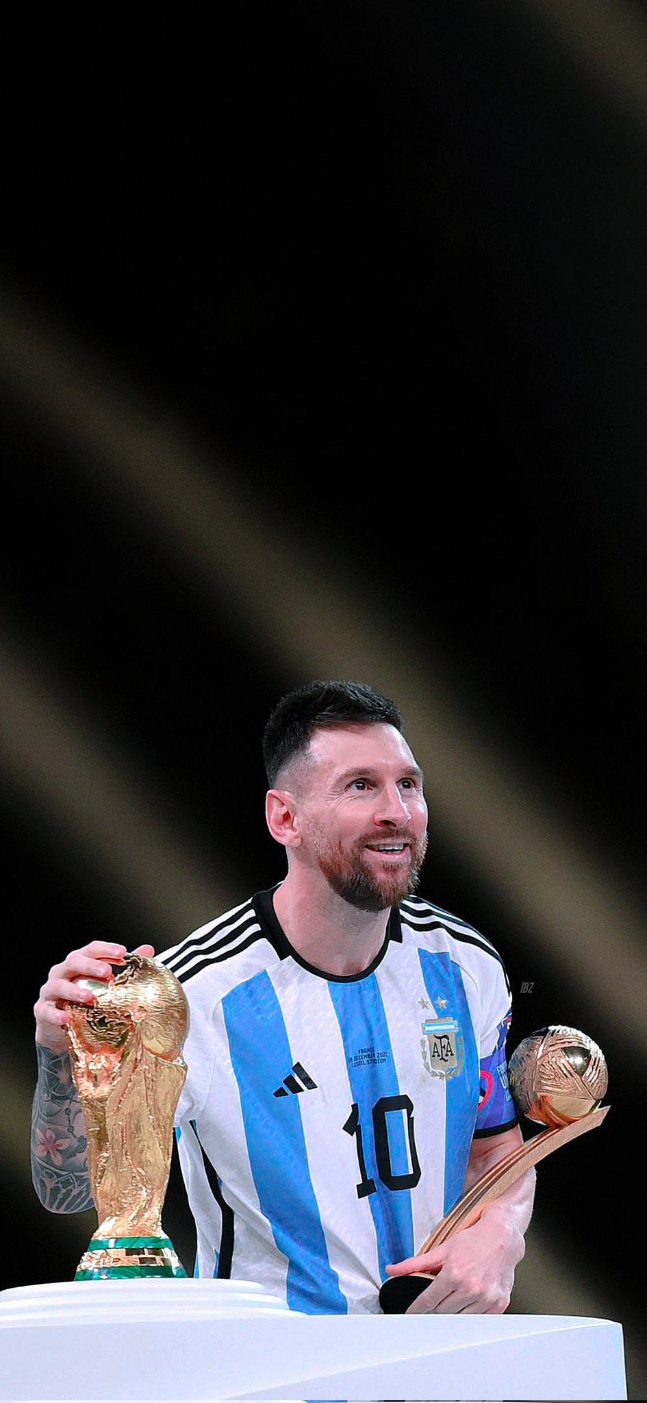 950x2050 Tự hào về Messi wallpaper messi campeon del mundo với hình nền tuyệt đẹp, Phone