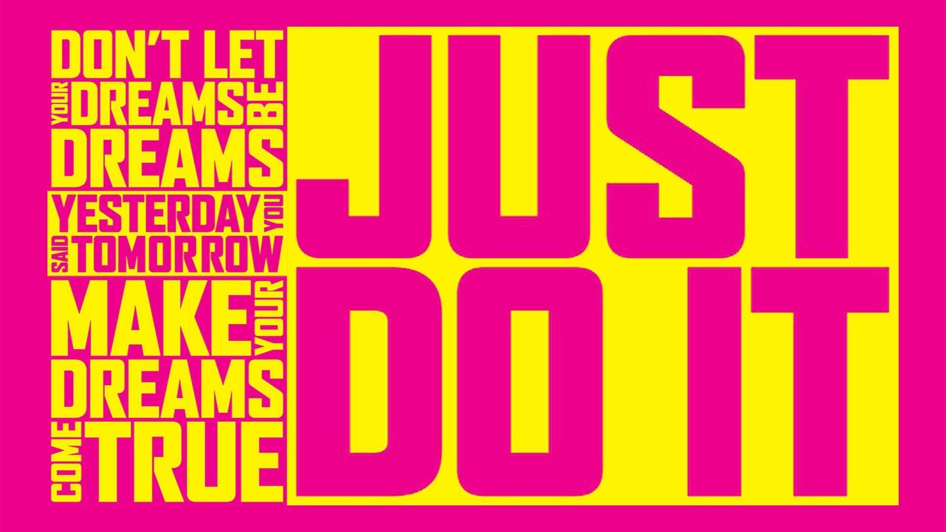 1920x1080 Just Do It! (1920 x 1080 wallpaper), Desktop