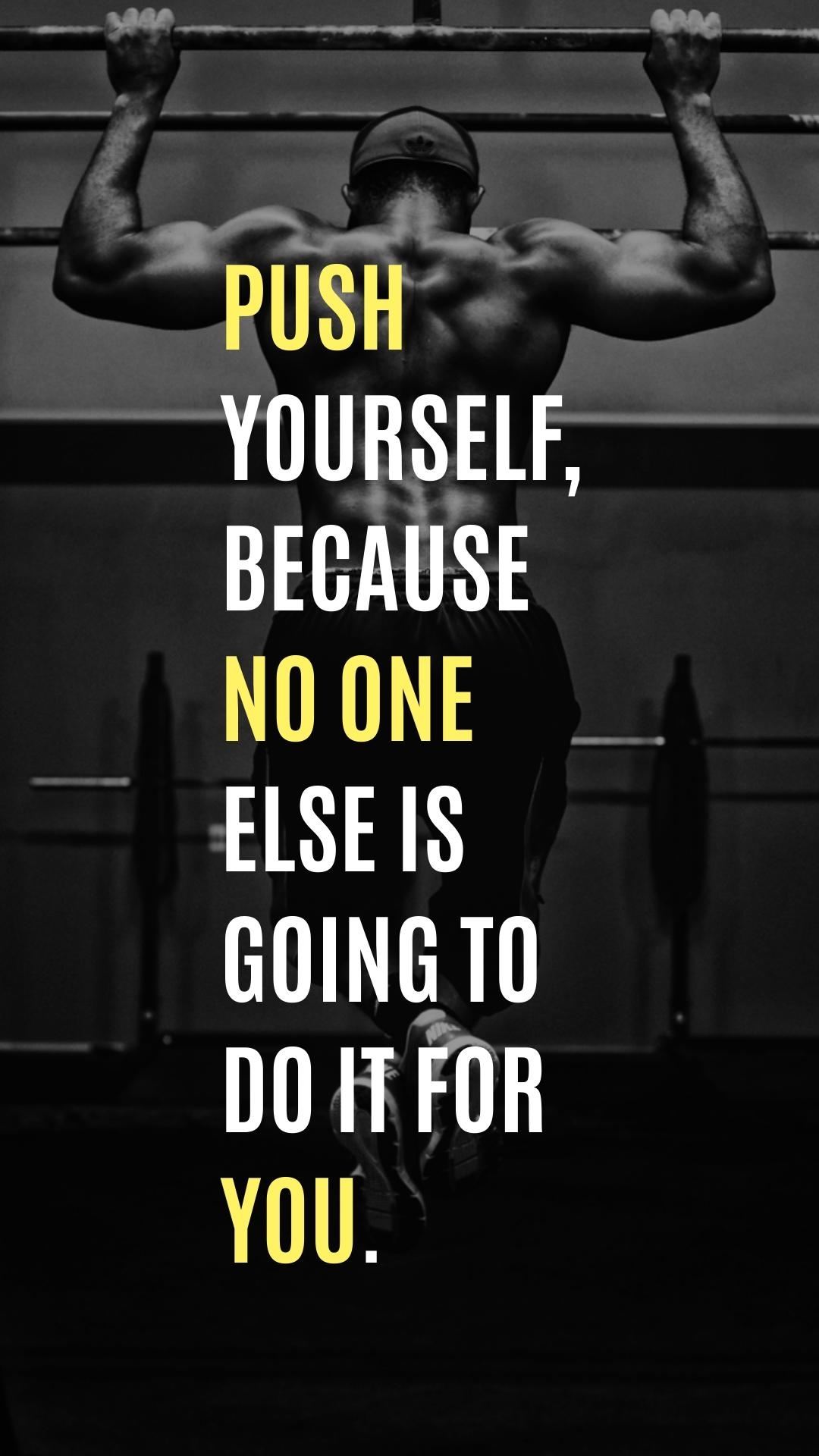 1080x1920 Workout Motivational Quote Phone Wallpaper, Phone