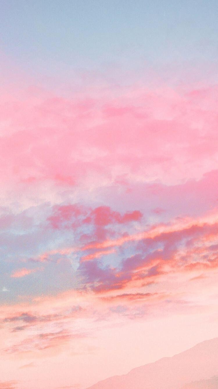 750x1340 Pastel Aesthetic Clouds Wallpaper at, Phone