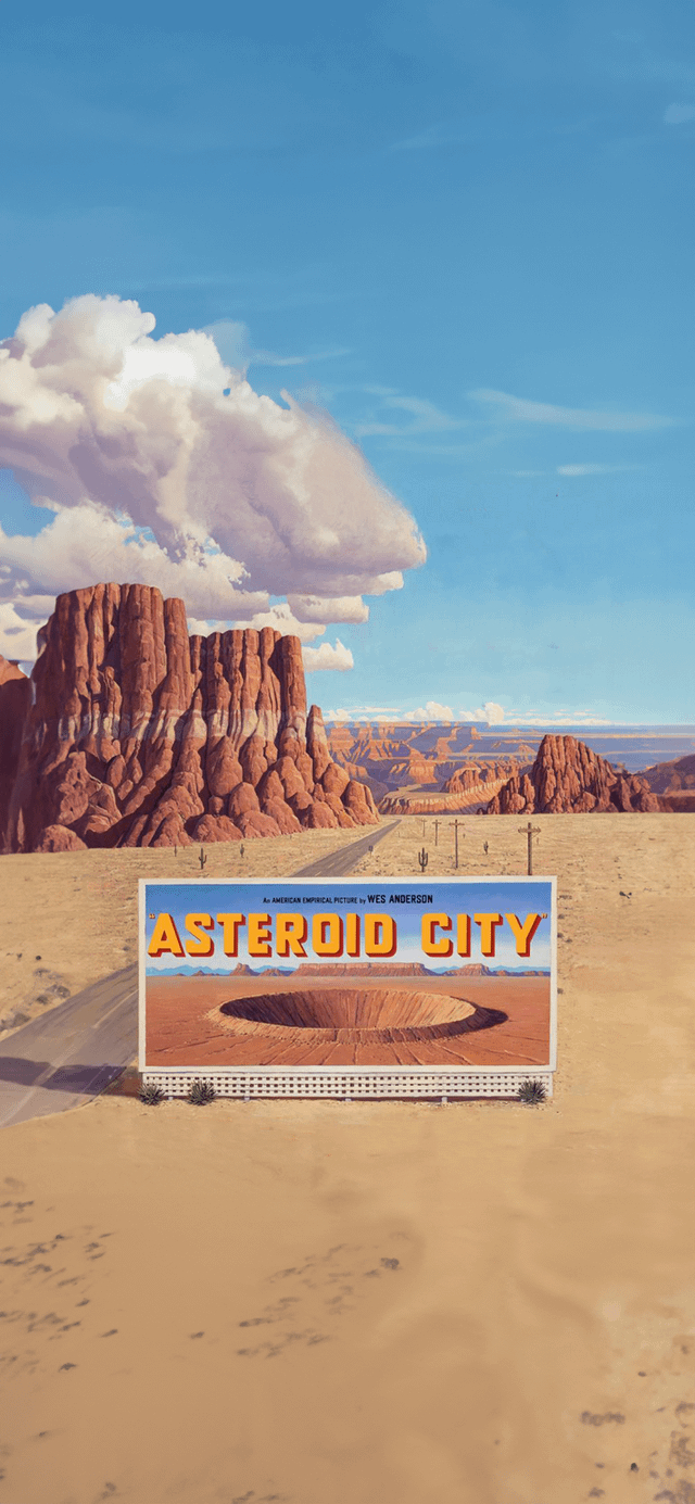 640x1390 Asteroid City Wallpaper V2, Phone